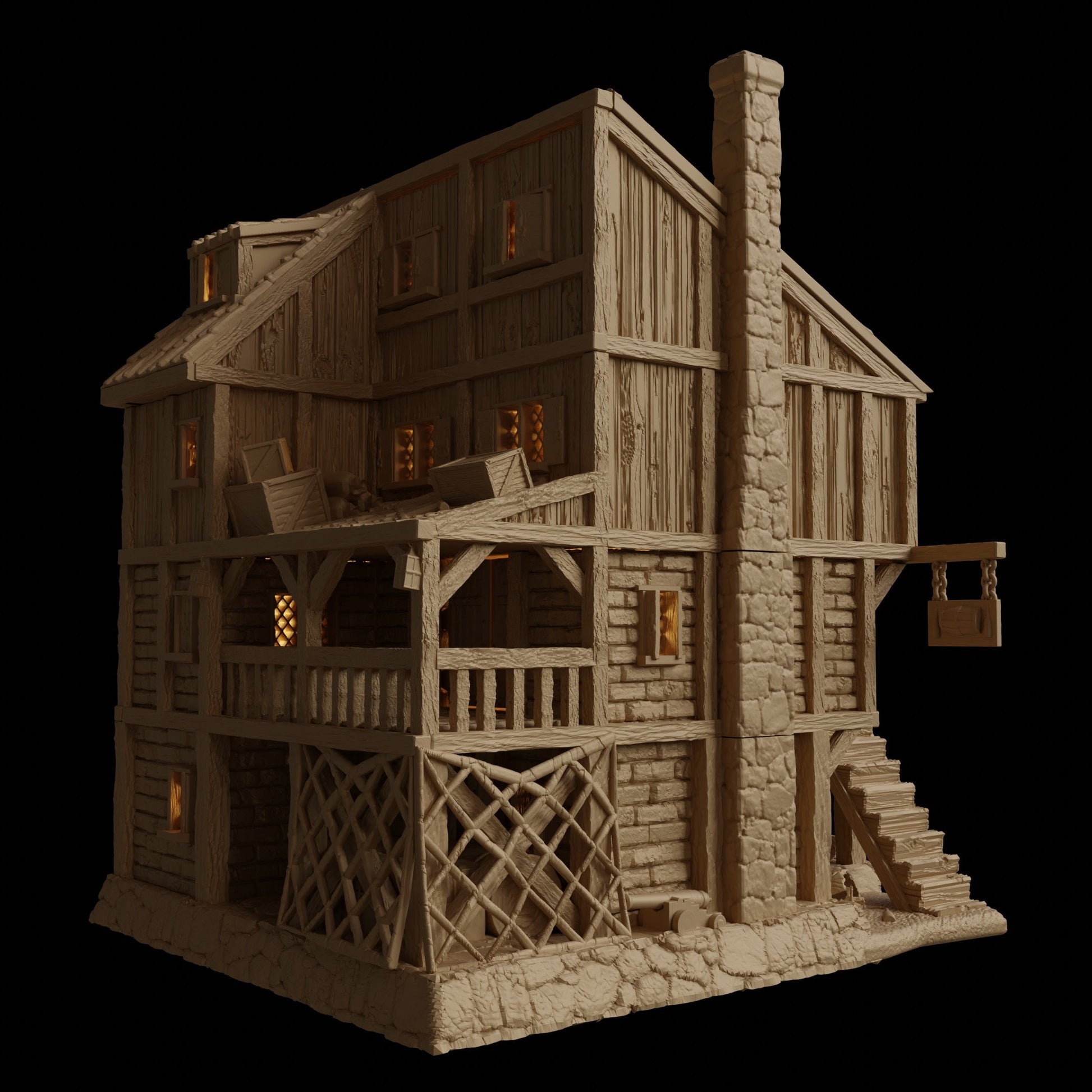 Port, tavern, pirate, Wargaming, RPG Terrain, Gaming, church, worship, mountain, Wargame, Tabletop terrain, Tabletop, town, village, dungeons and dragons, terrain