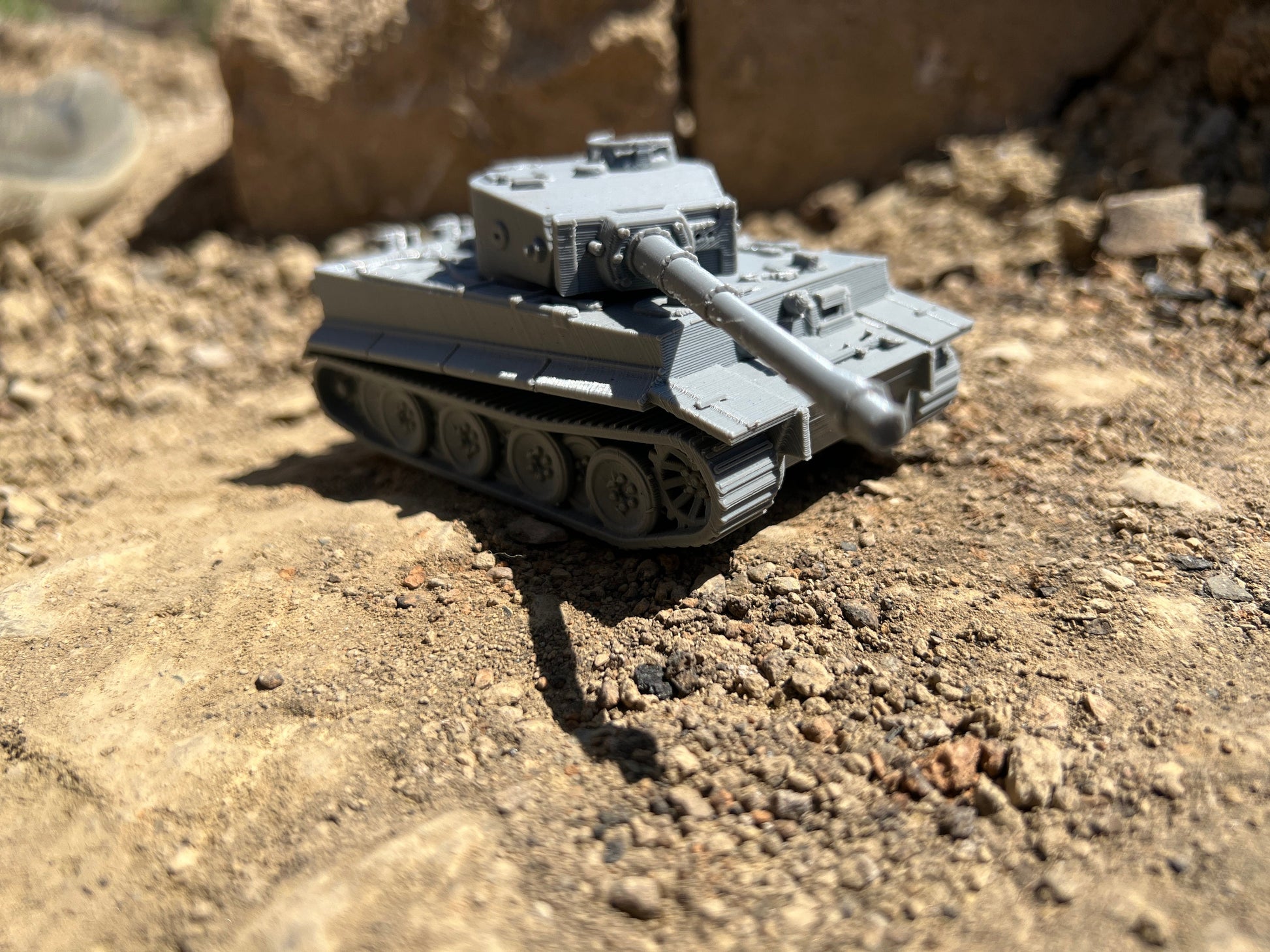 Tiger I Panzerkampfwagen for Tabletop Wargaming - Modern Warfare Tank Model