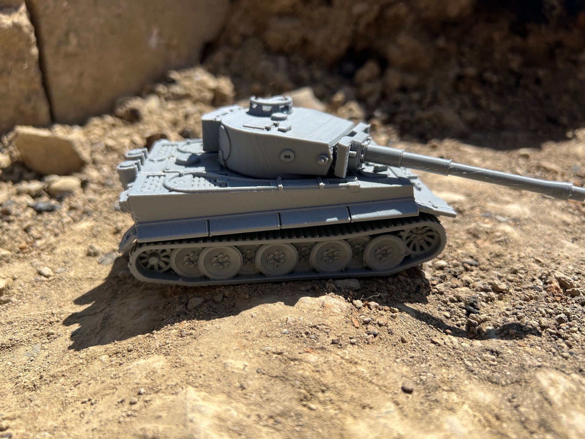 Tiger I Panzerkampfwagen for Tabletop Wargaming - Modern Warfare Tank Model