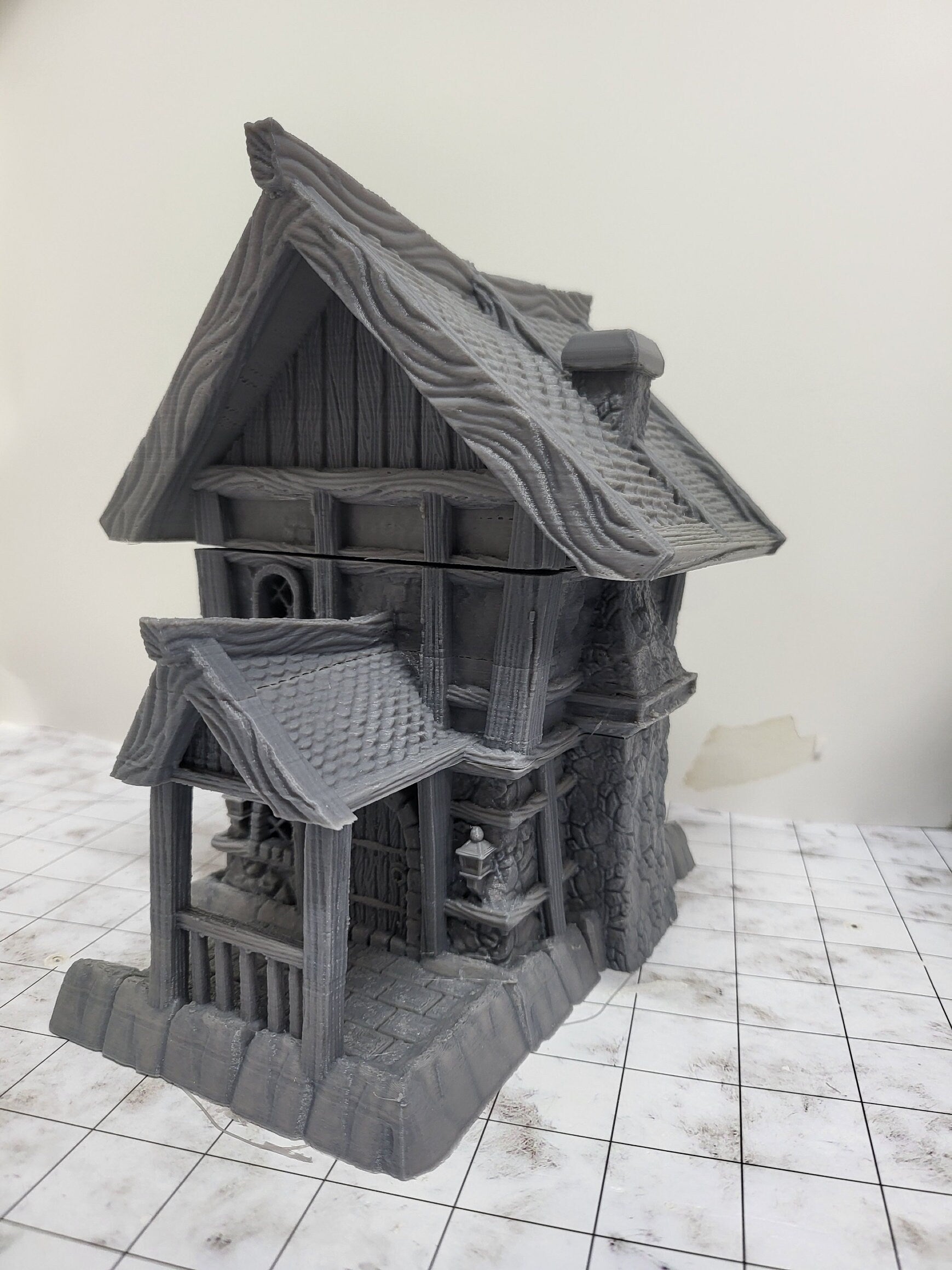 House 1 - City of Zurgnan n- 28mm Scale - Mujjasforge - Warhammer - Dungeons and Dragons - 28mm Terrain - warhammer terrain