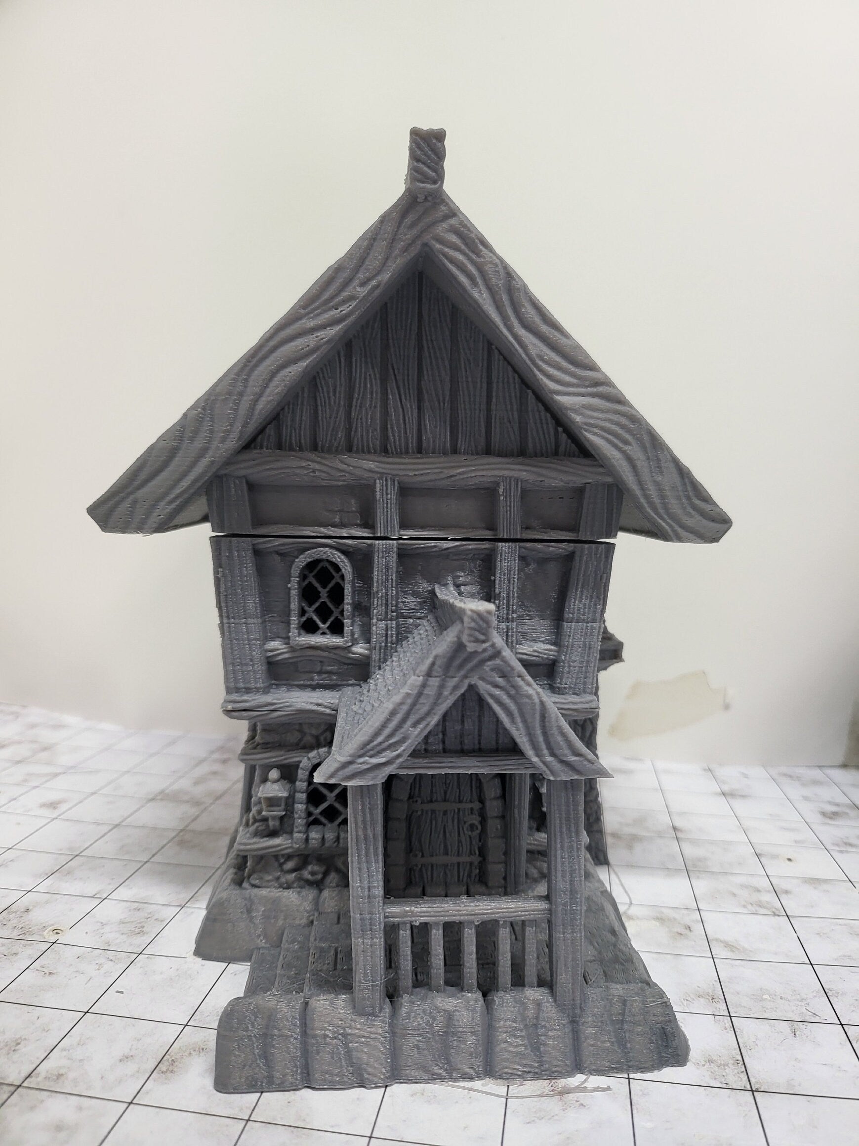 House 1 - City of Zurgnan n- 28mm Scale - Mujjasforge - Warhammer - Dungeons and Dragons - 28mm Terrain - warhammer terrain