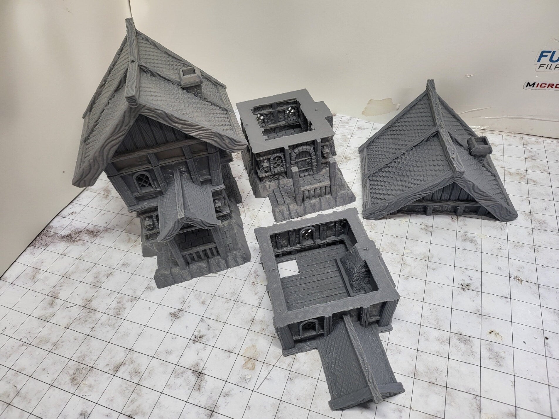 House 1 - City of Zurgnan n- 28mm Scale - Mujjasforge - Warhammer - Dungeons and Dragons - 28mm Terrain - warhammer terrain