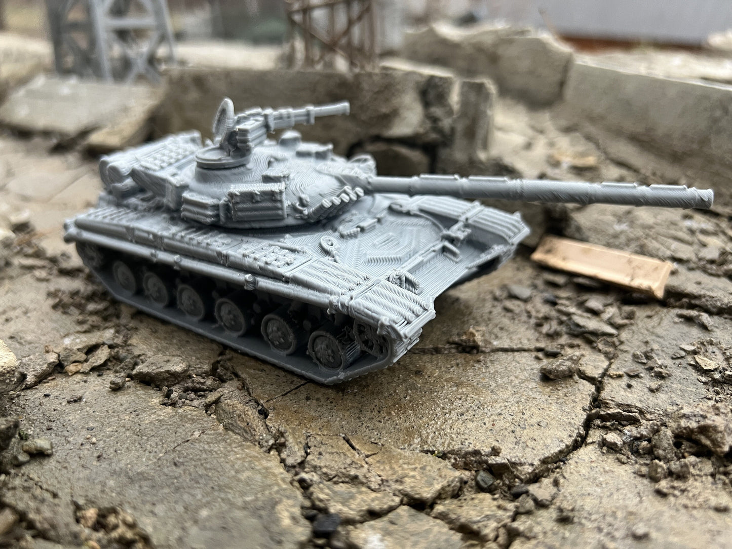 T-64, Russian tank, Modern warfare, Tabletop terrain,