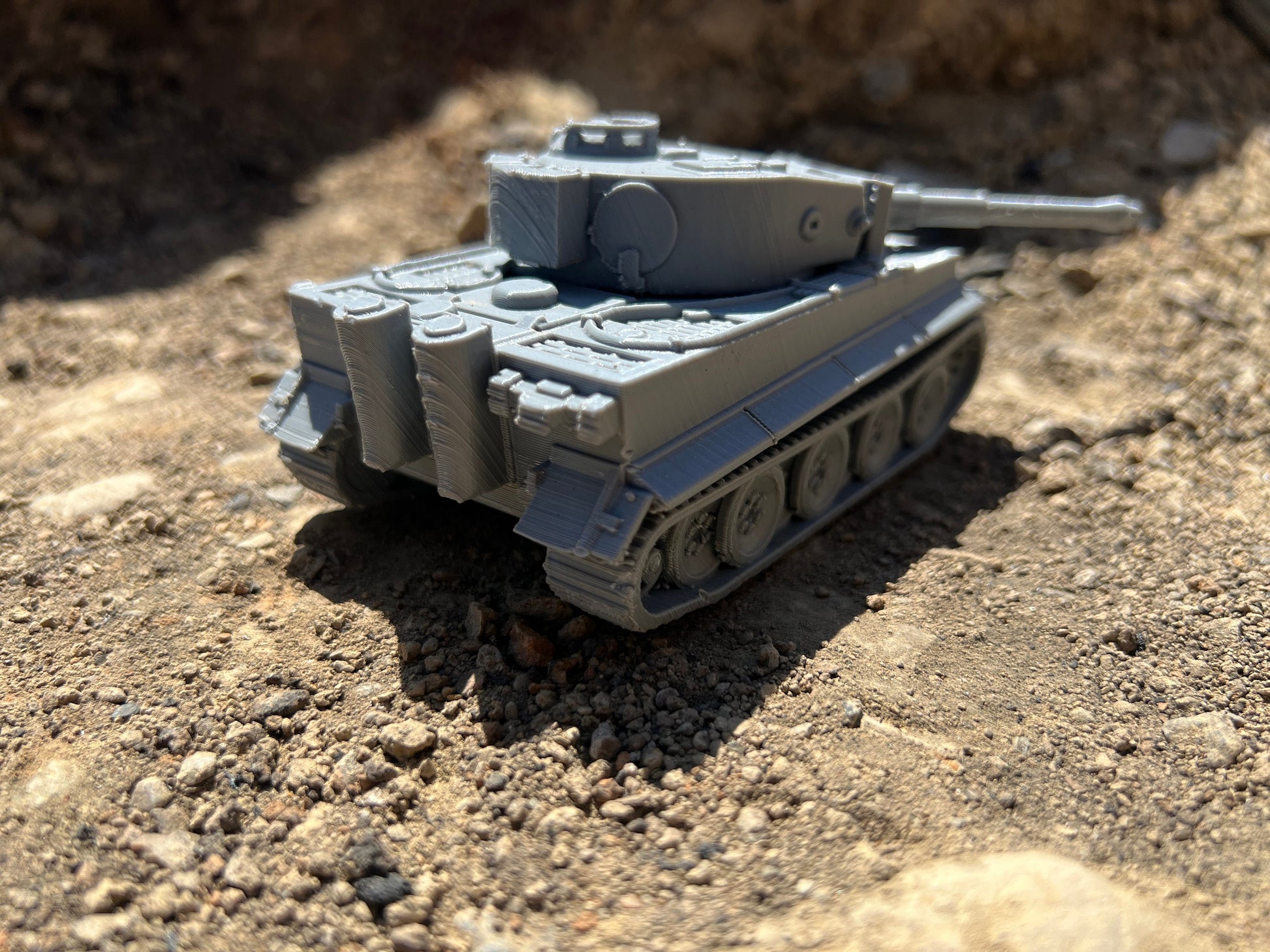 Tiger I Panzerkampfwagen for Tabletop Wargaming - Modern Warfare Tank Model