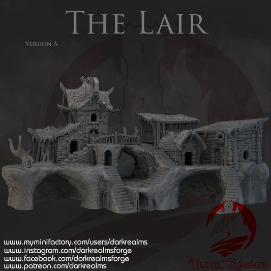 The Lair Rats Lair 4 Buildings caves tunnels dnd Terrain