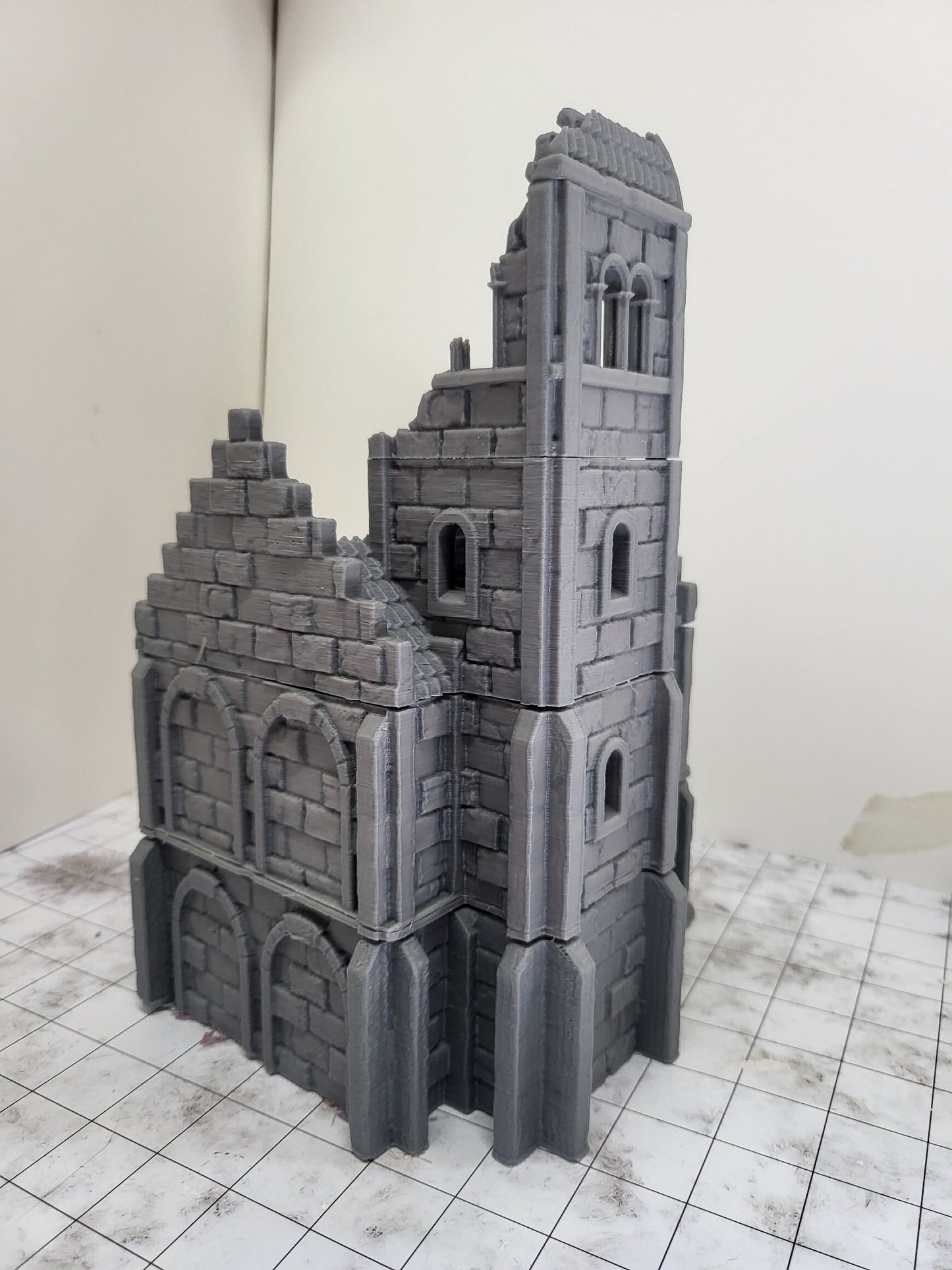 City Building 3 Ruins , Arkenfel House 3 Ruins, Osgiliath 3 Ruins, Warhammer, Dungeons and Dragons, 28mm Terrain, warhammer terrain