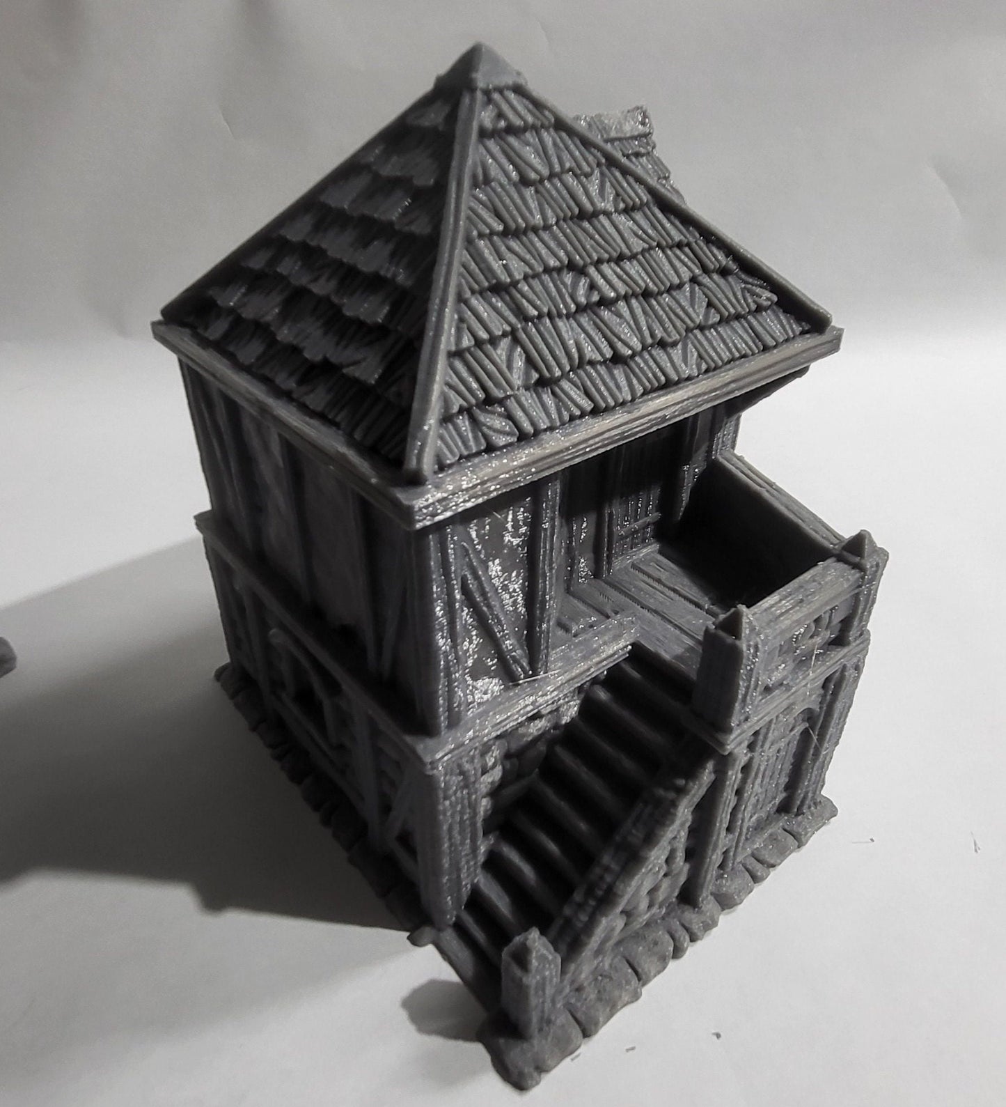 DnD Miniature, 40k Terrain, Train Terrain, Tabletop Town, Tabletop Game, Dnd Table, DND Terrain, DND Miniatures, gaming terrain, 28mm Castle, 28mm Terrain, warhammer, time keeper