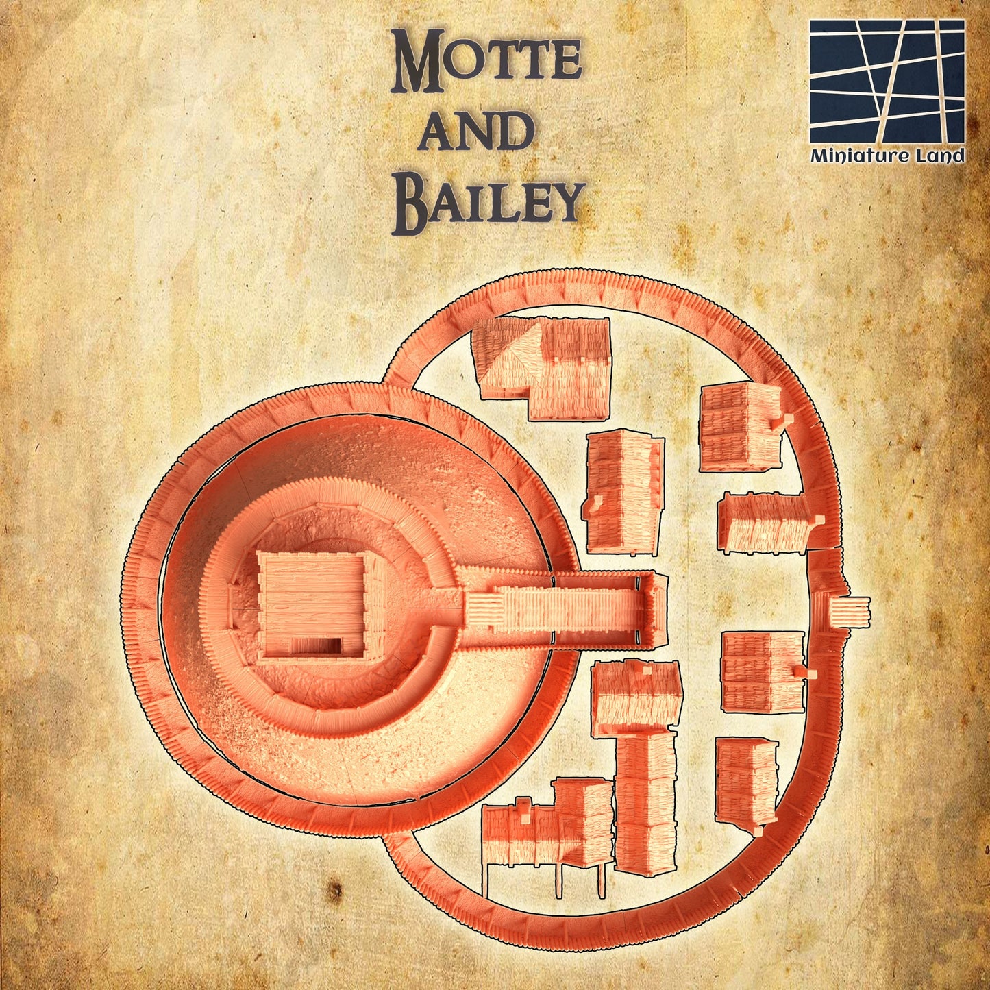 Motte and Baily, Mountain Fort, Norwich, Baily Keep, Fort Motte