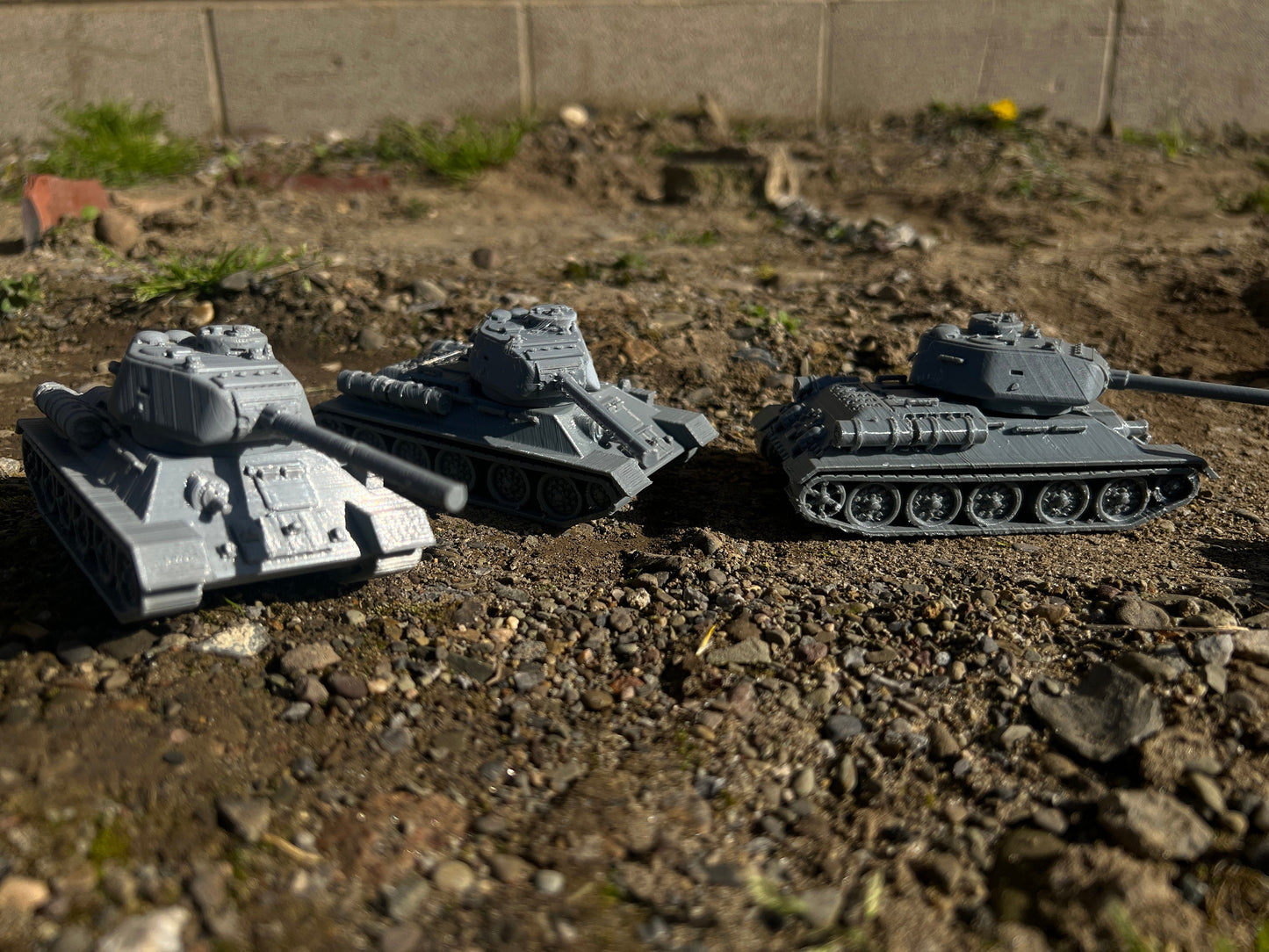 Soviet army WW2 set, T-34-85-1944, T-34-57-1943, IS-1, Soviet Era, Post War tank, cold war tank, tabletop gaming, tabletop terrain