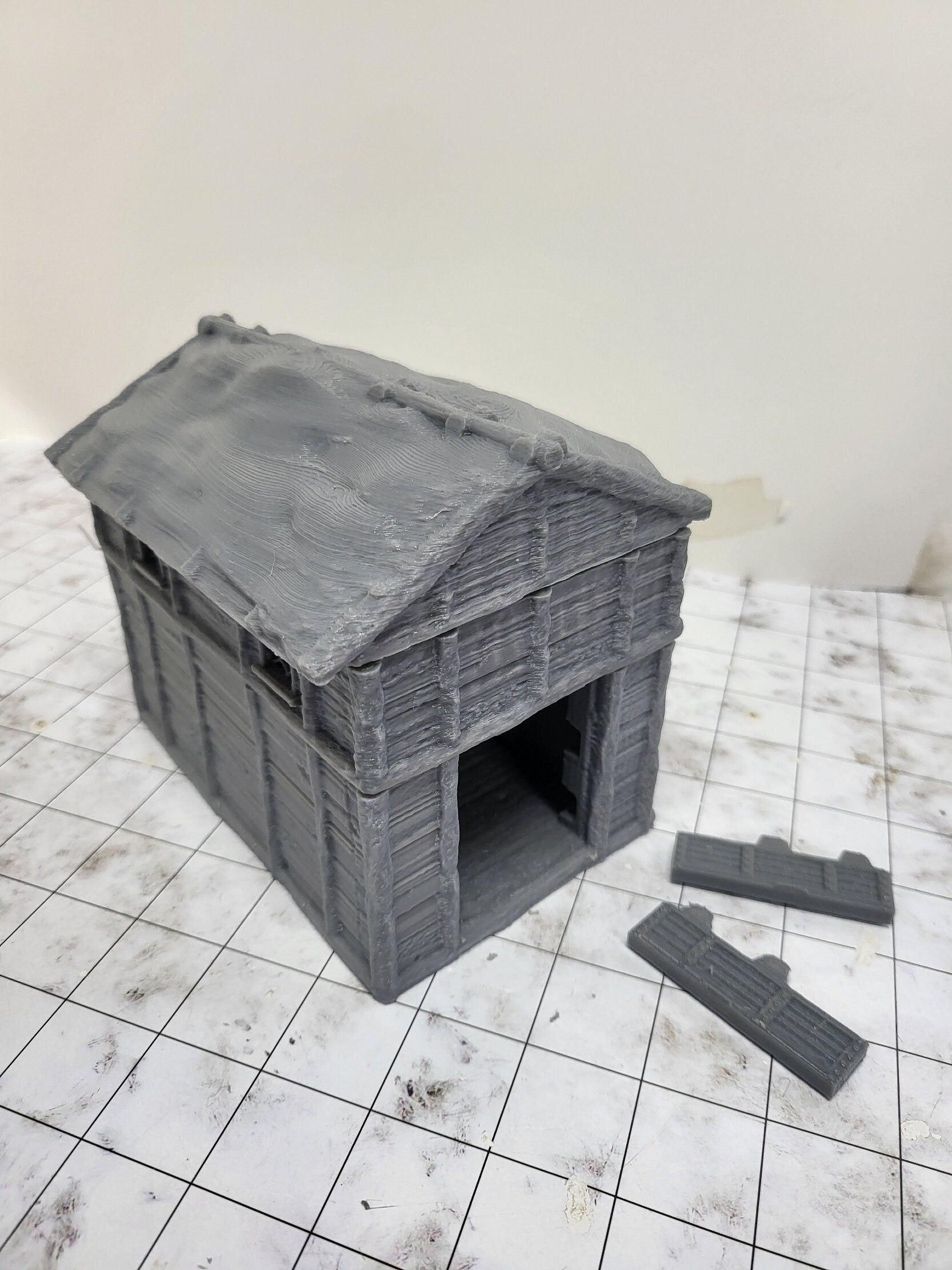 Forest Village Set Winter Forrest Village 28mm Terrain Town Buildings Dungeons and Dragons Wargame Terrain