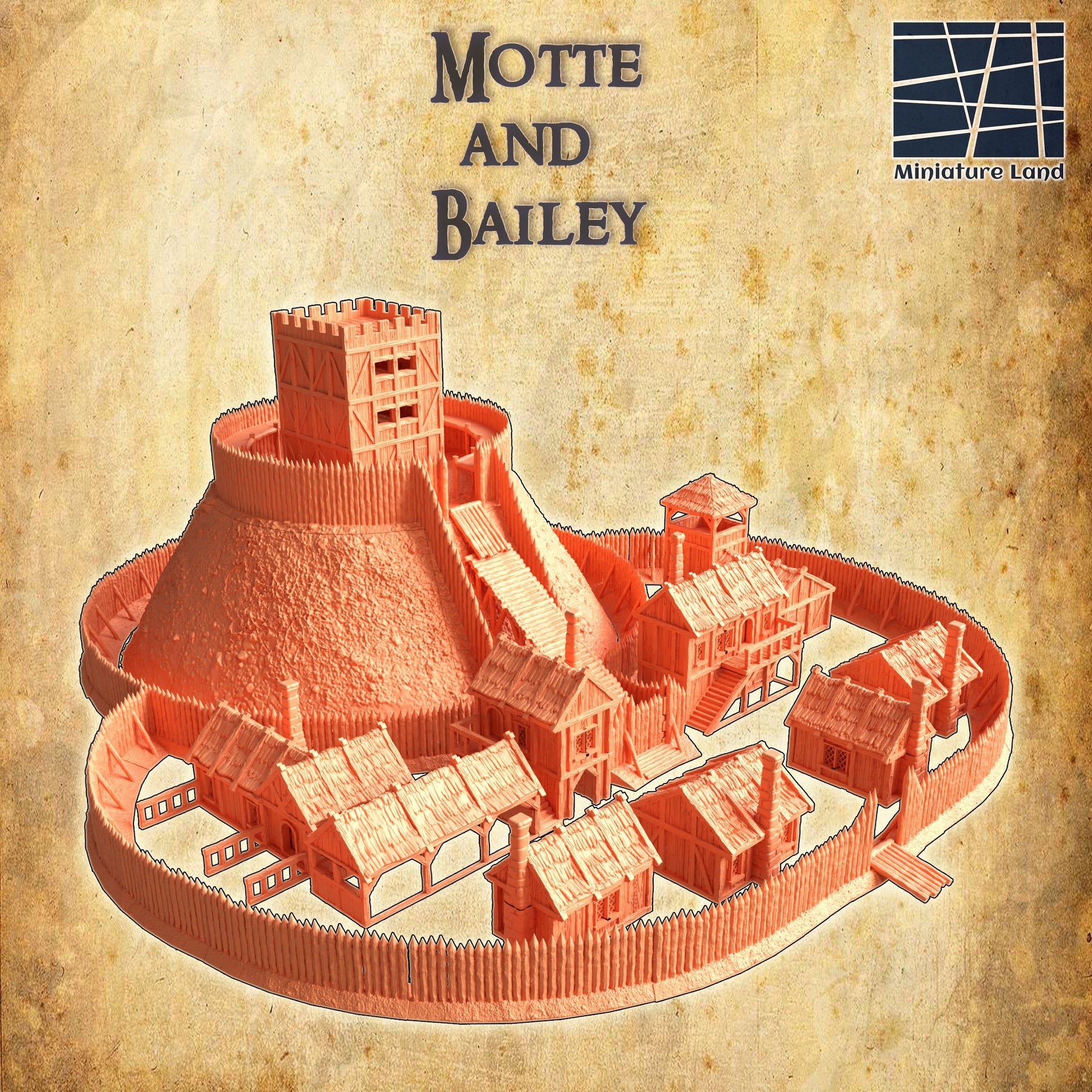 Motte and Baily, Mountain Fort, Norwich, Baily Keep, Fort Motte