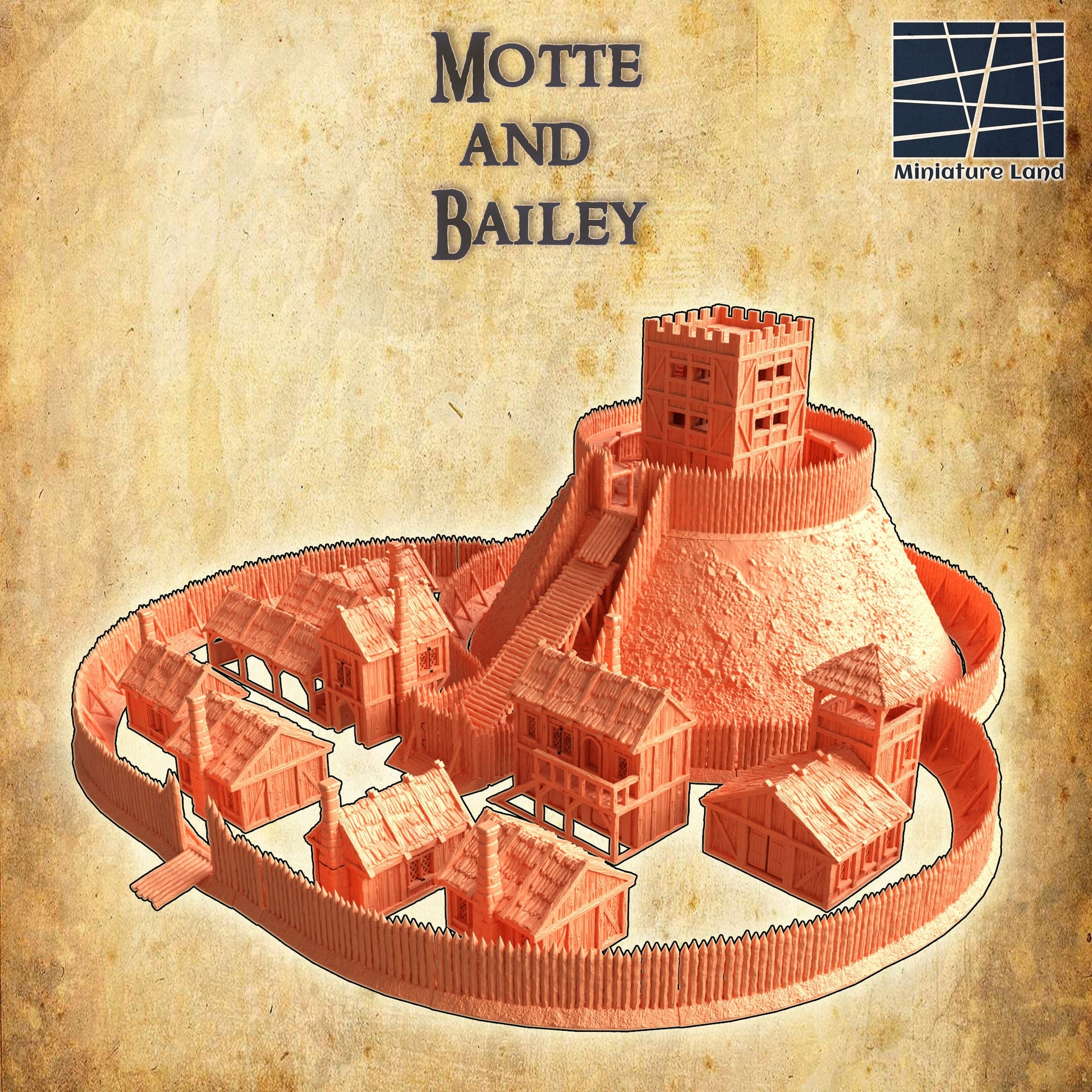 Motte and Baily, Mountain Fort, Norwich, Baily Keep, Fort Motte