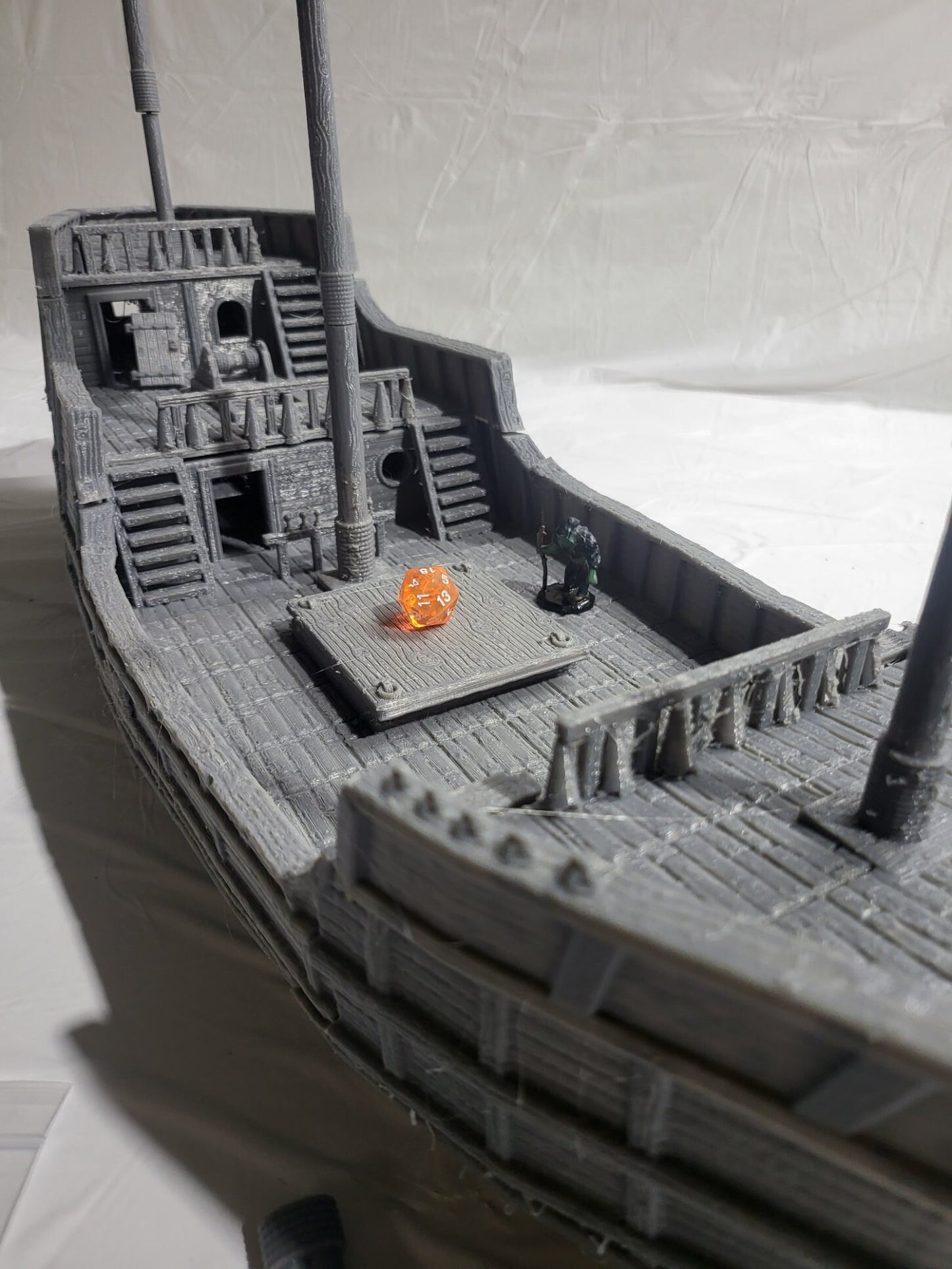 Game Board, Ship, Pirate SHip, Cargo Ship, Shipping Vessel, Seaport, Harbor ship, DND Terrain, DND Miniatures, gaming terrain, Pirate, 28mm Terrain, Pirate vessel, Pirate Terrain, Pirate merchant, Merchant ship, Village, Jack Sparrow, carrack, boat