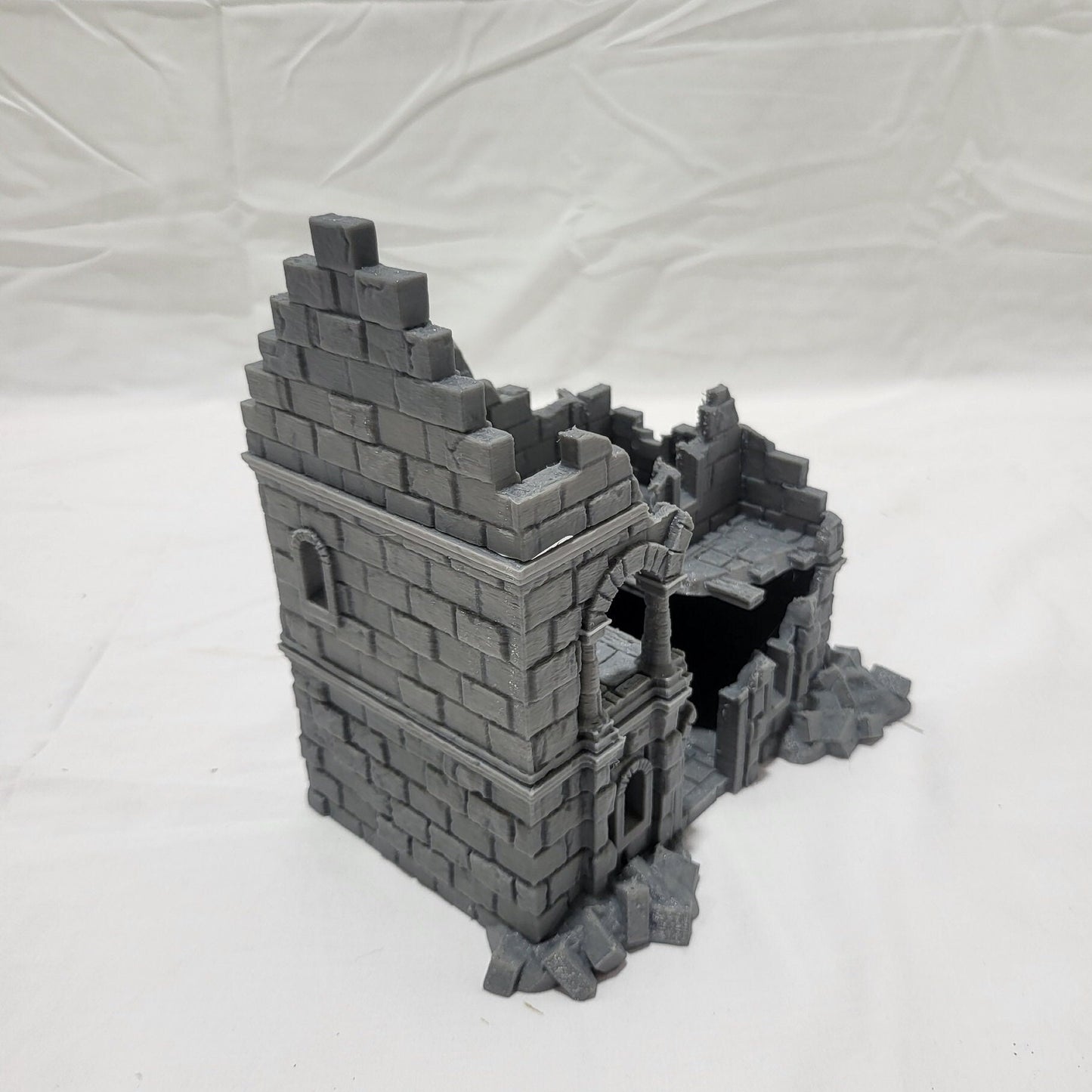 City Building 1 Ruins, Arkenfel House 1 Ruins, Osgiliath 1 Ruins, Warhammer, Dungeons and Dragons, 28mm Terrain, warhammer terrain