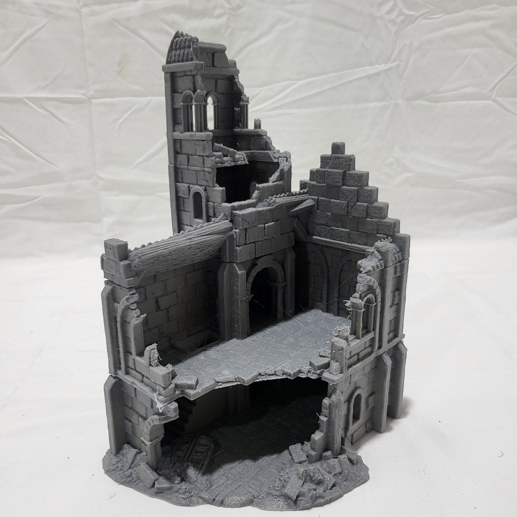 City Building 3 Ruins , Arkenfel House 3 Ruins, Osgiliath 3 Ruins, Warhammer, Dungeons and Dragons, 28mm Terrain, warhammer terrain