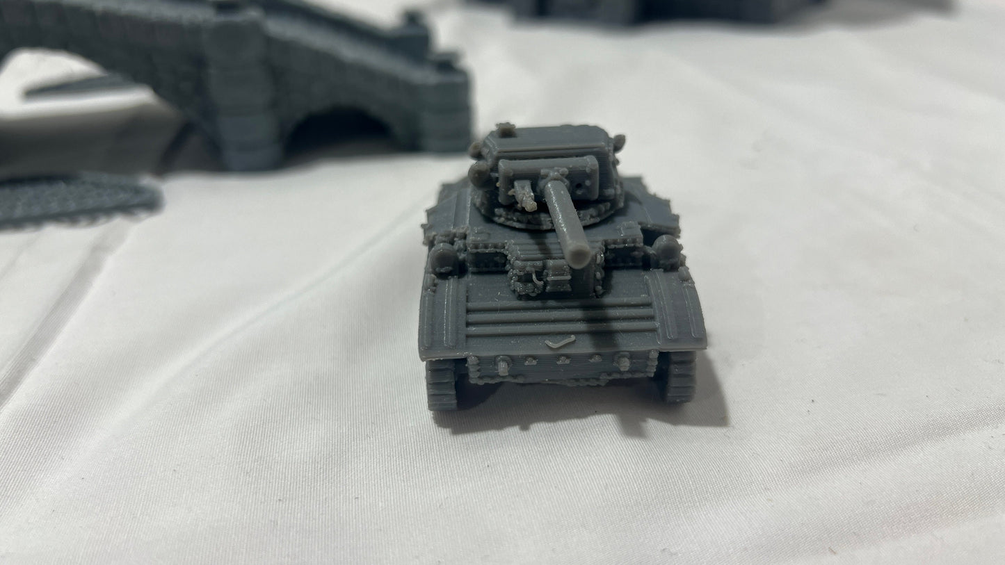 Tetrarch light tank, , Modern warfare, Tabletop terrain, WW2, British army,