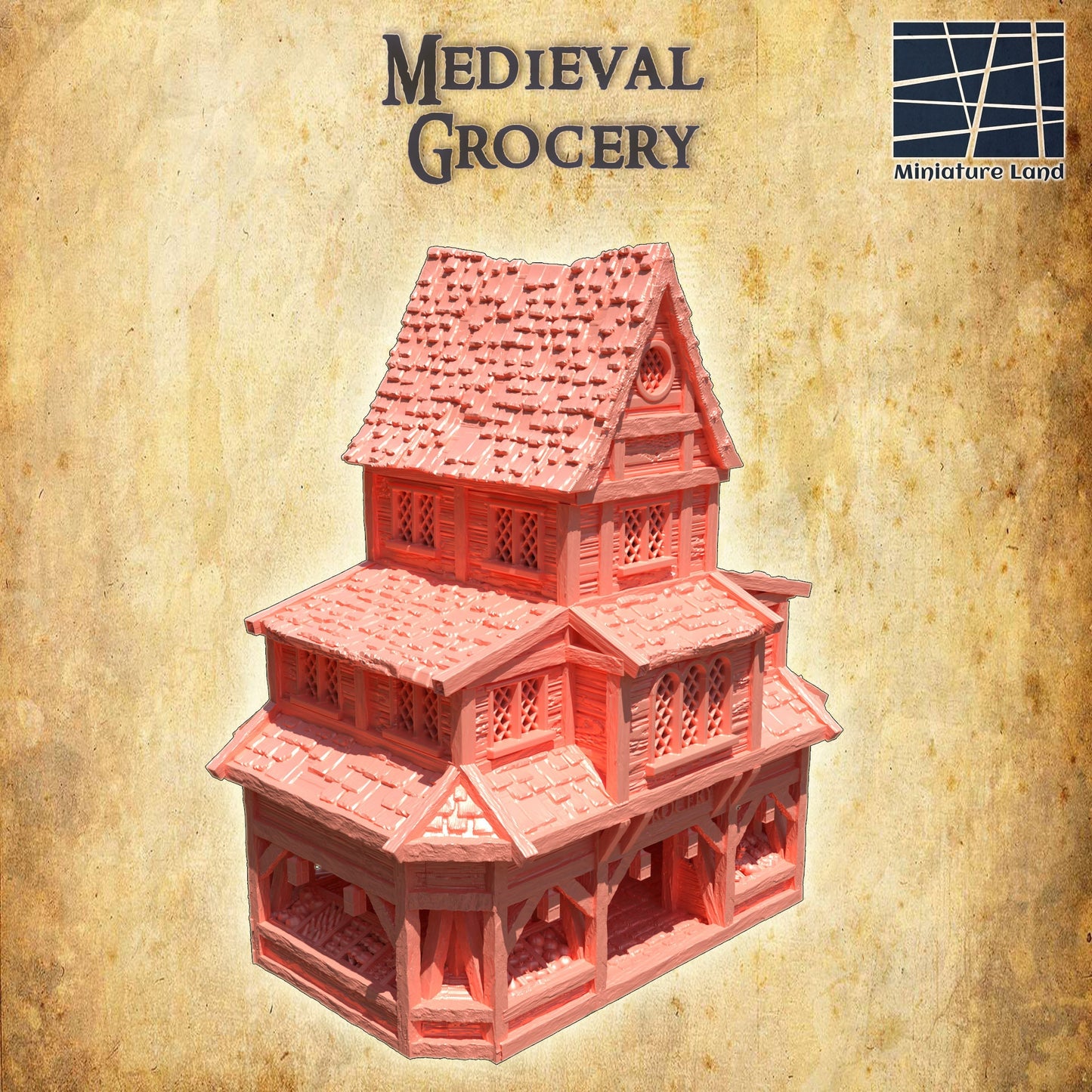 Market, Medieval Grocery, Grocery Stand