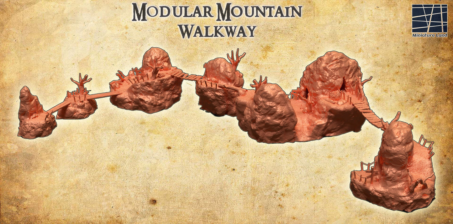 Mountain Walkway, modular bridges, mountain bridges