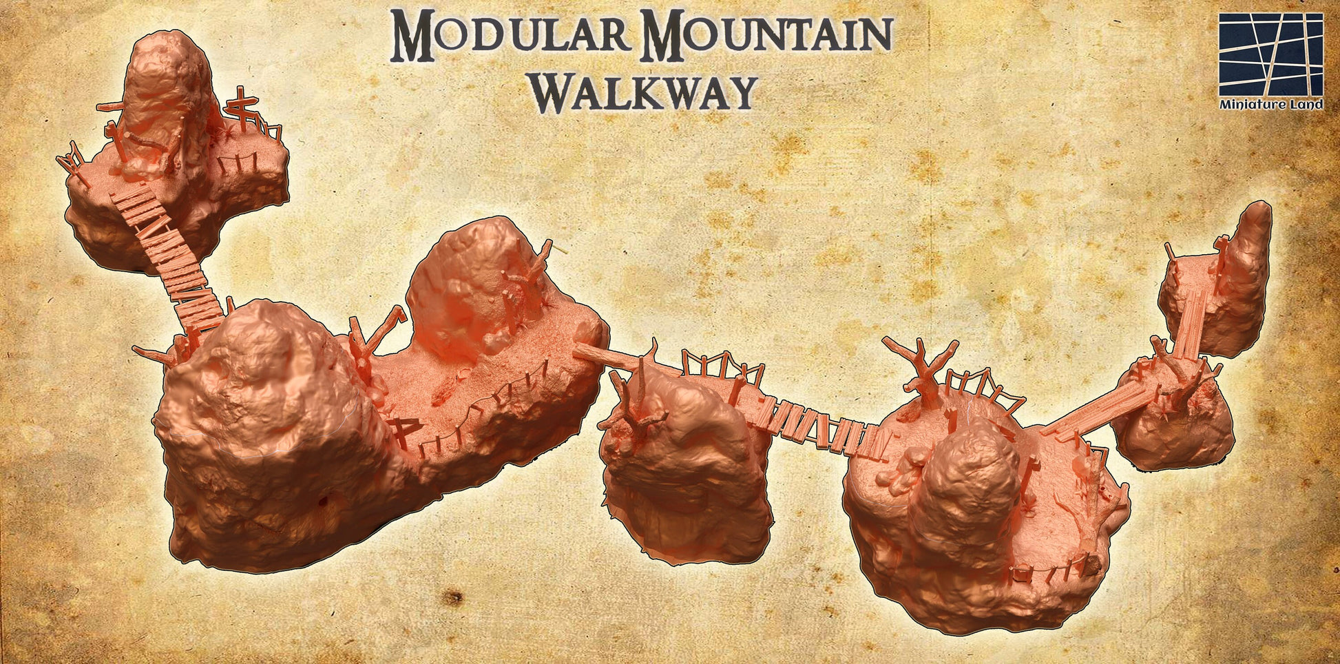 Mountain Walkway, modular bridges, mountain bridges