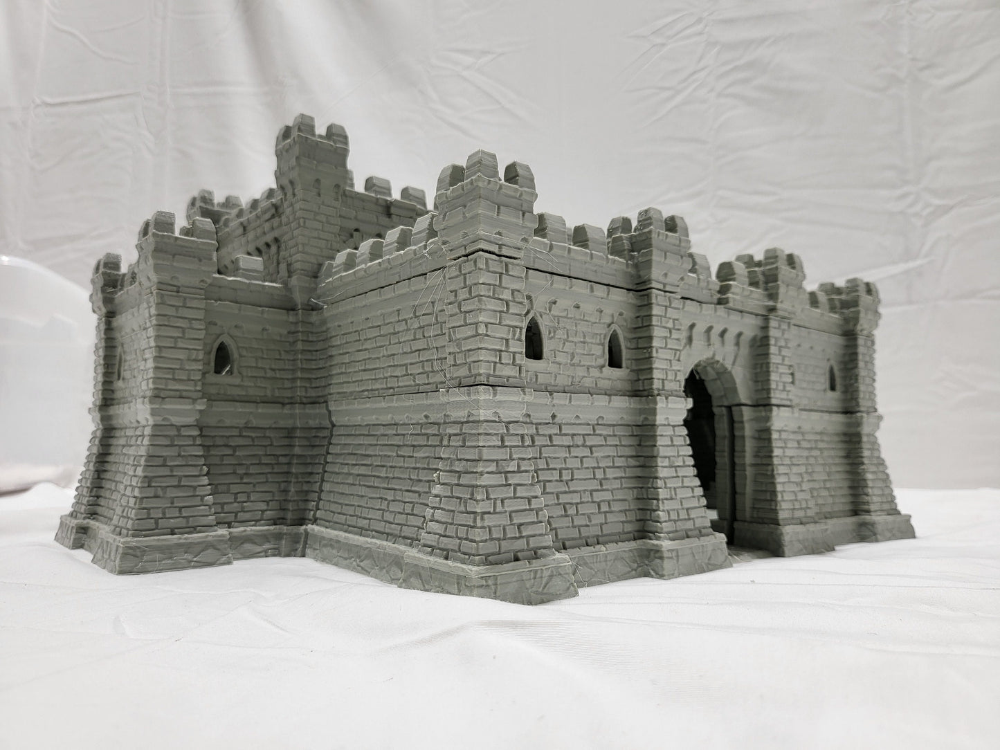 Fort Ulvheim for tabletop wargaming with detailed fortified walls, defensive towers, and buildings. Ideal for strategic battles, fortress sieges, and immersive RPG scenarios in games like Warhammer, D&D, Pathfinder, and historical sieges.