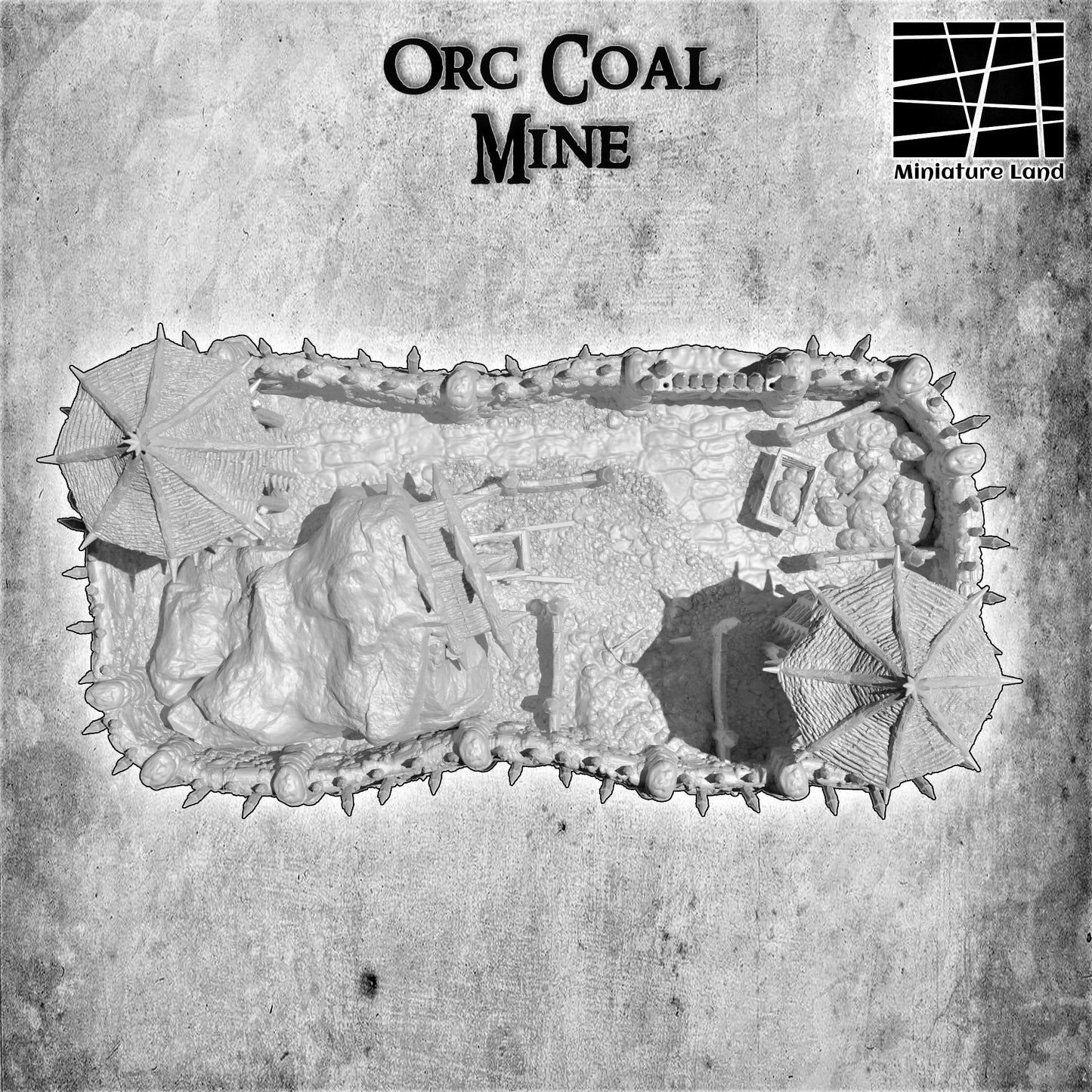 Orc mine Camp, Orc Coal Mine, Orc Mine