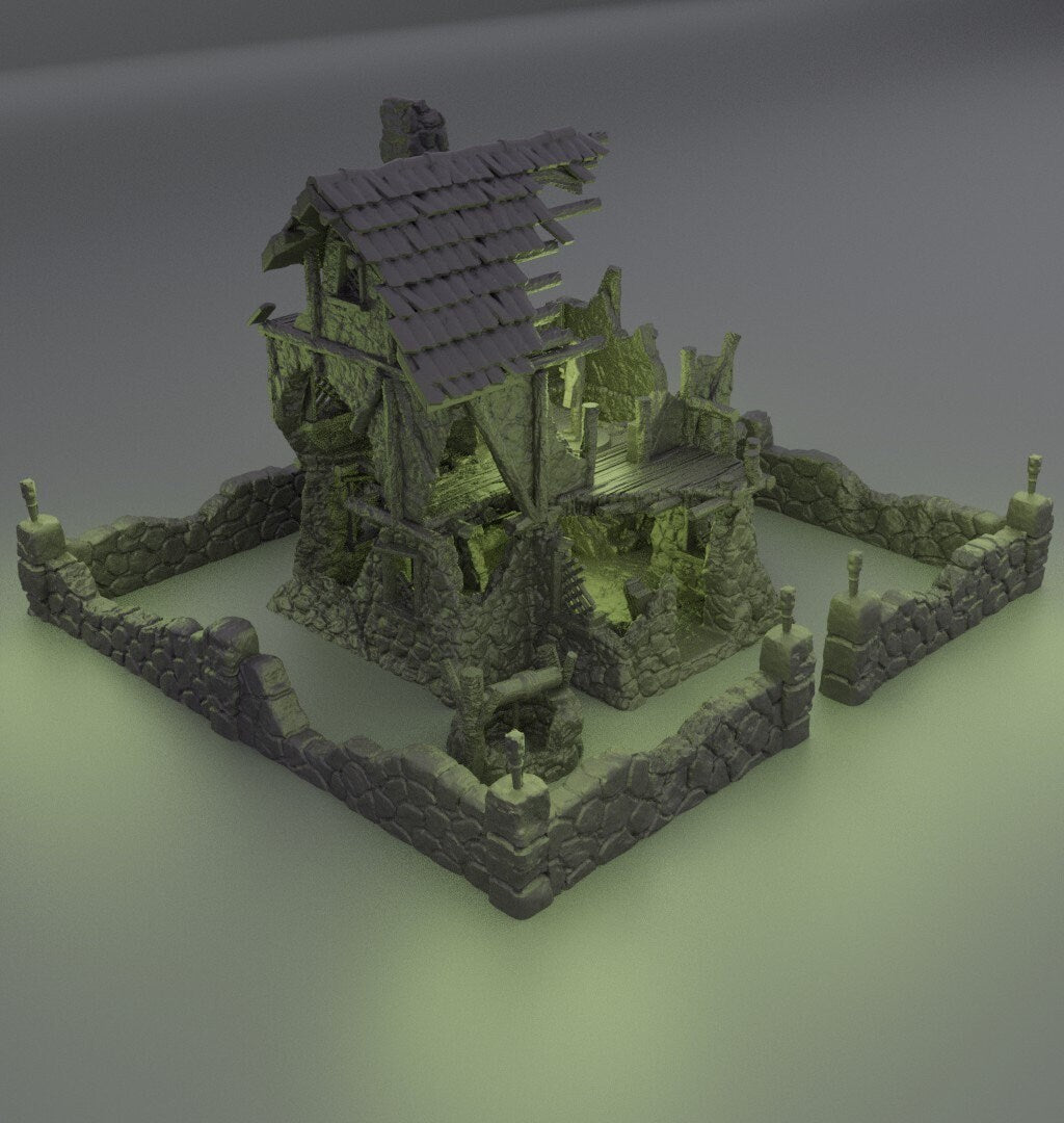 Ruined farmhouse, Haunted farmhouse