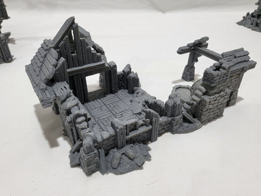 Ruins, Barenfall, Ruin terrain, War Terrain, Dark Realms, Tower, Tower Ruins, Arkenfel, Tower or Sorrow, Warhammer, Dungeons and Dragons, Warhammer Terrain, gift, Terrain Gift, 28mm terrain, Tabletop Terrain