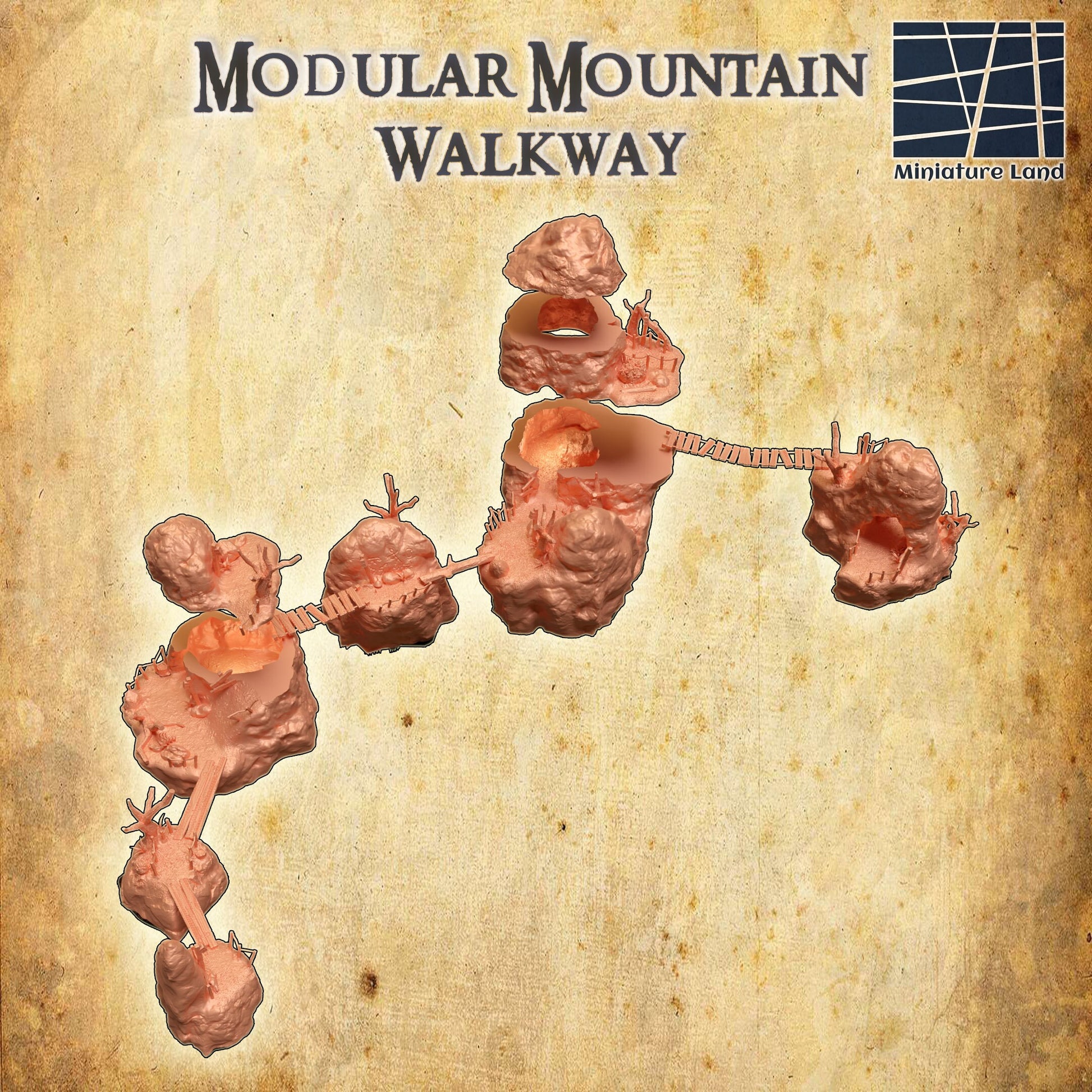 Mountain Walkway, modular bridges, mountain bridges