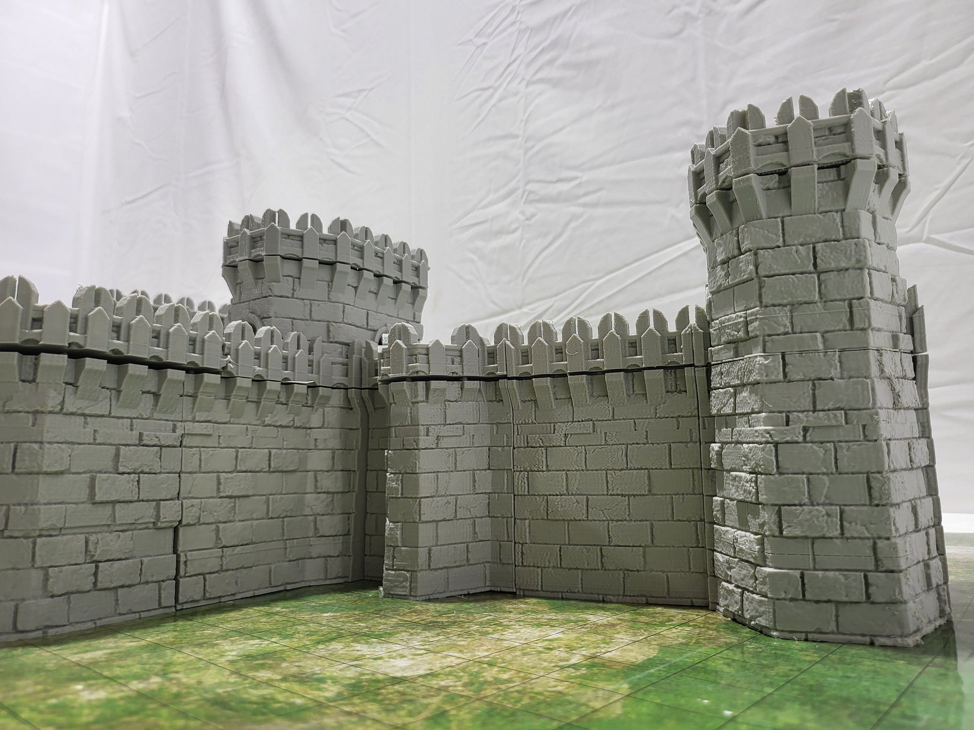 15mm Ivory Citadel Walls, The Outer Wall, Walls, Dungeons and Dragons, 15mm Terrain, Citadel