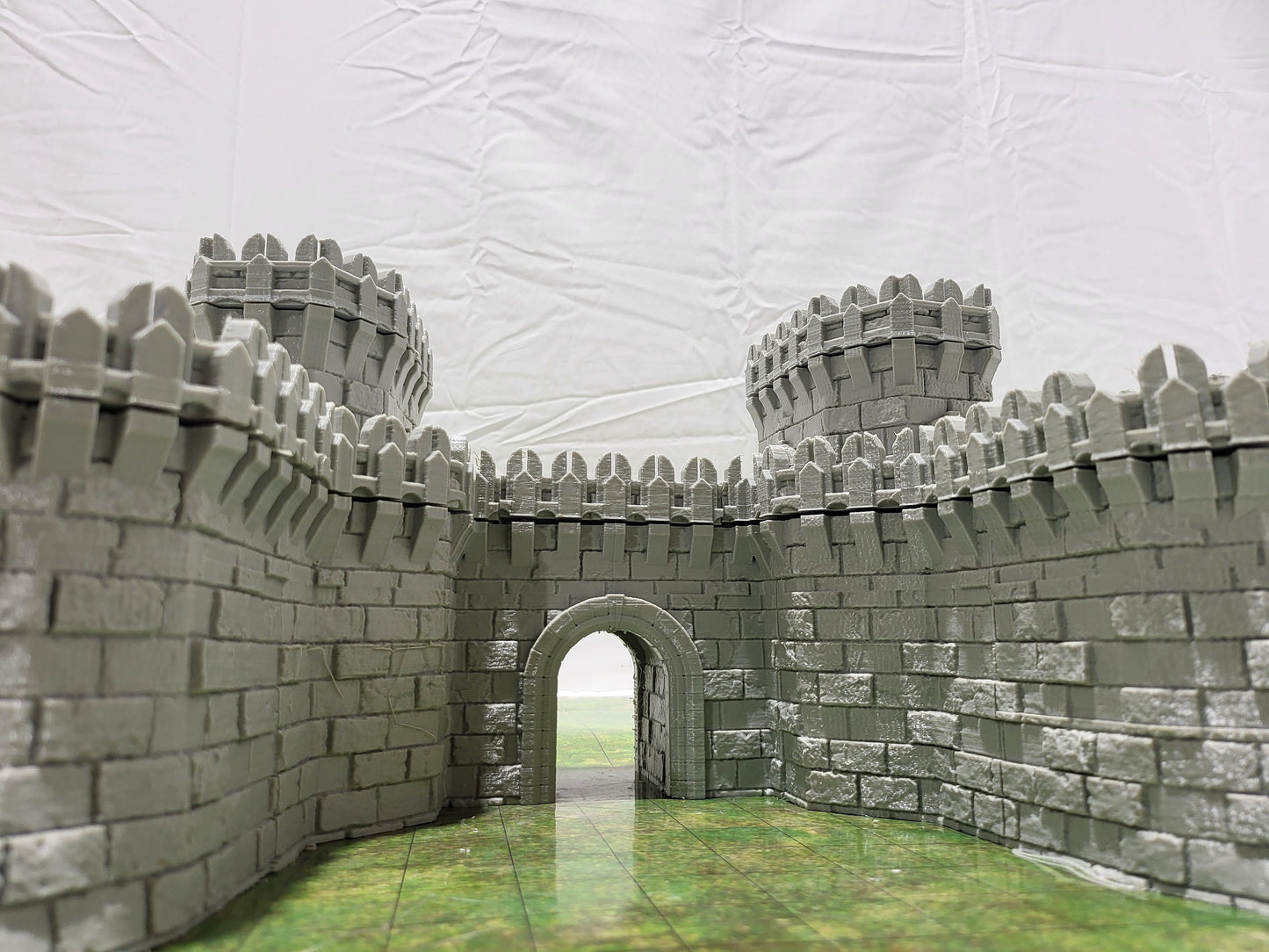 15mm Ivory Citadel Walls, The Outer Wall, Walls, Dungeons and Dragons, 15mm Terrain, Citadel