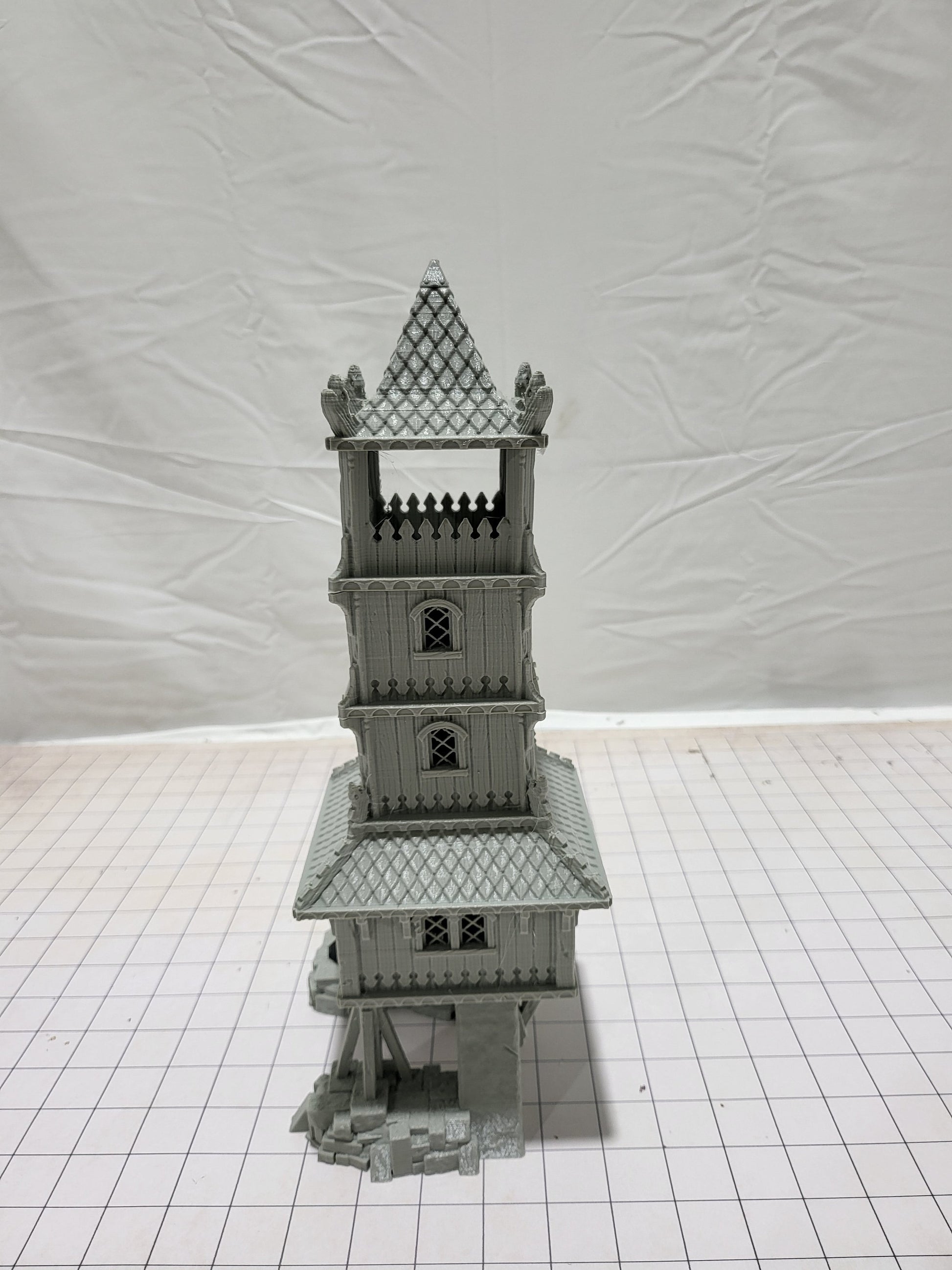 Lake District Tower House - Dungeons and Dragons - 28mm Terrain - Warhammer Terrain