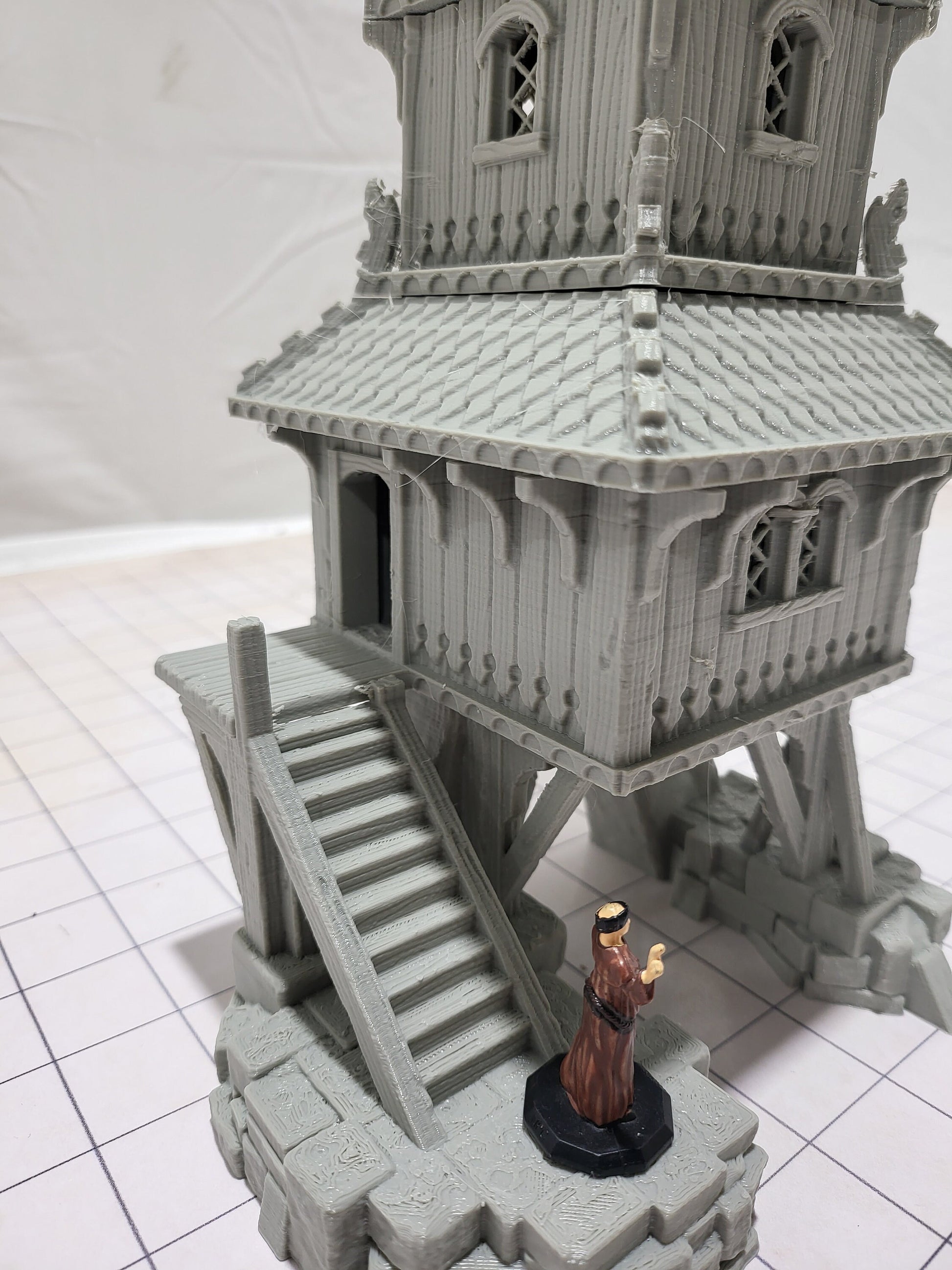 Lake District Tower House - Dungeons and Dragons - 28mm Terrain - Warhammer Terrain