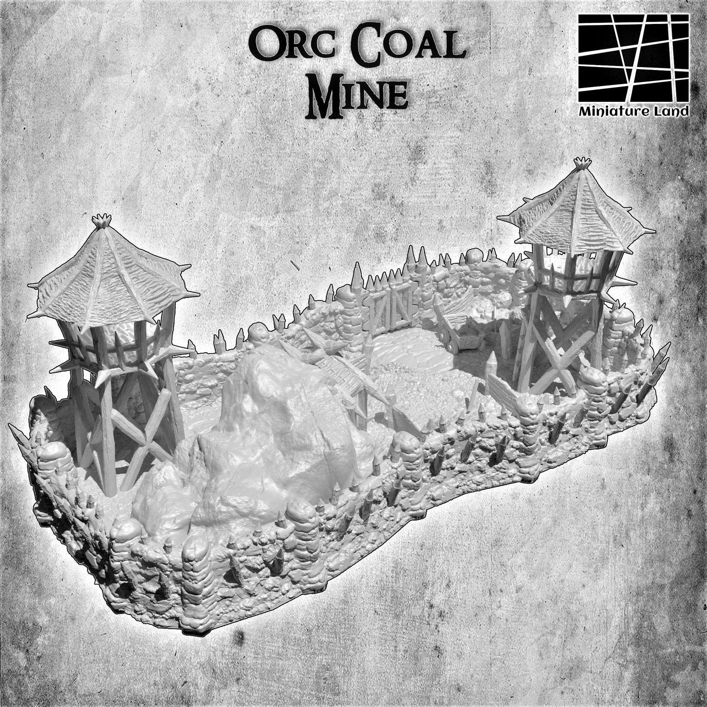 Orc mine Camp, Orc Coal Mine, Orc Mine