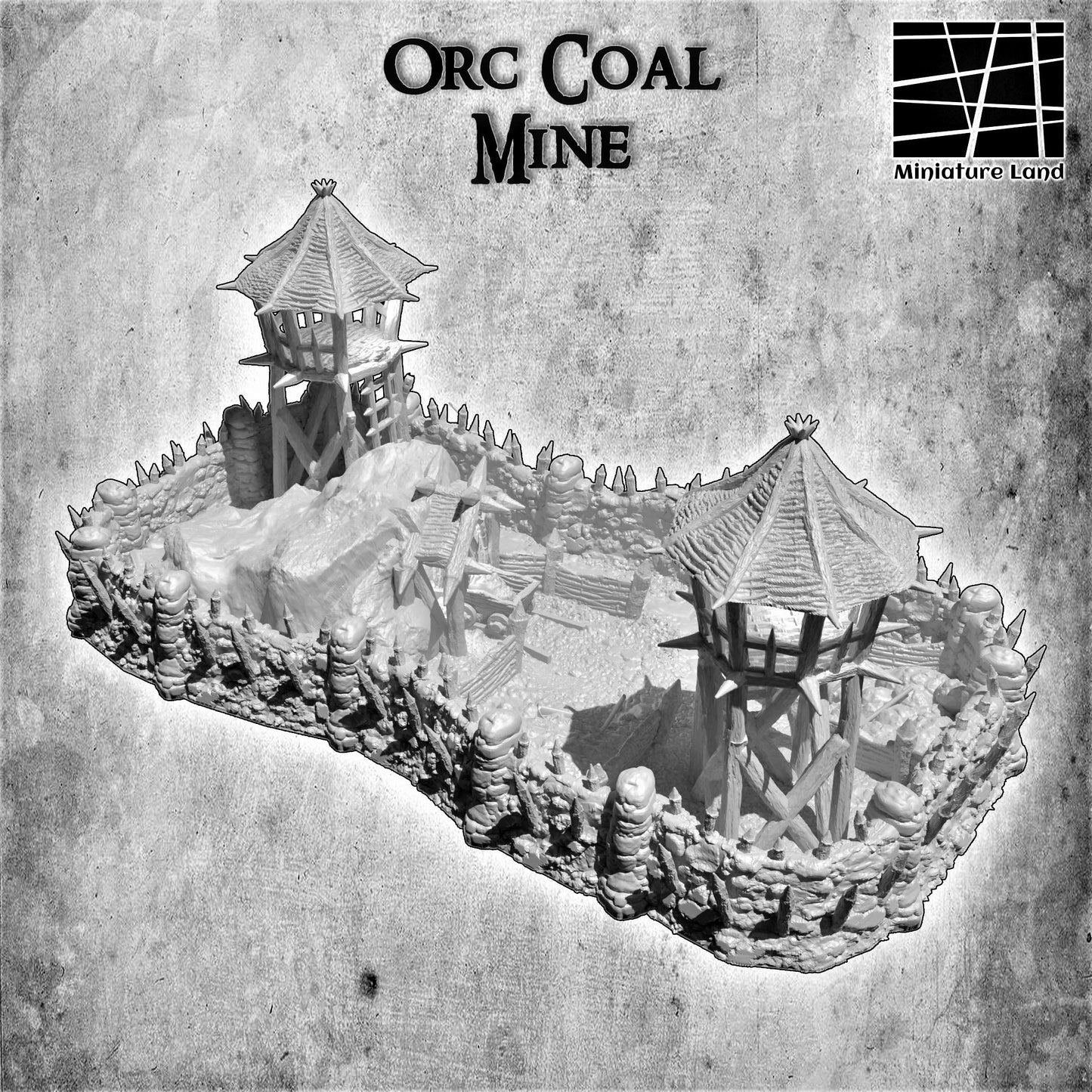 Orc mine Camp, Orc Coal Mine, Orc Mine