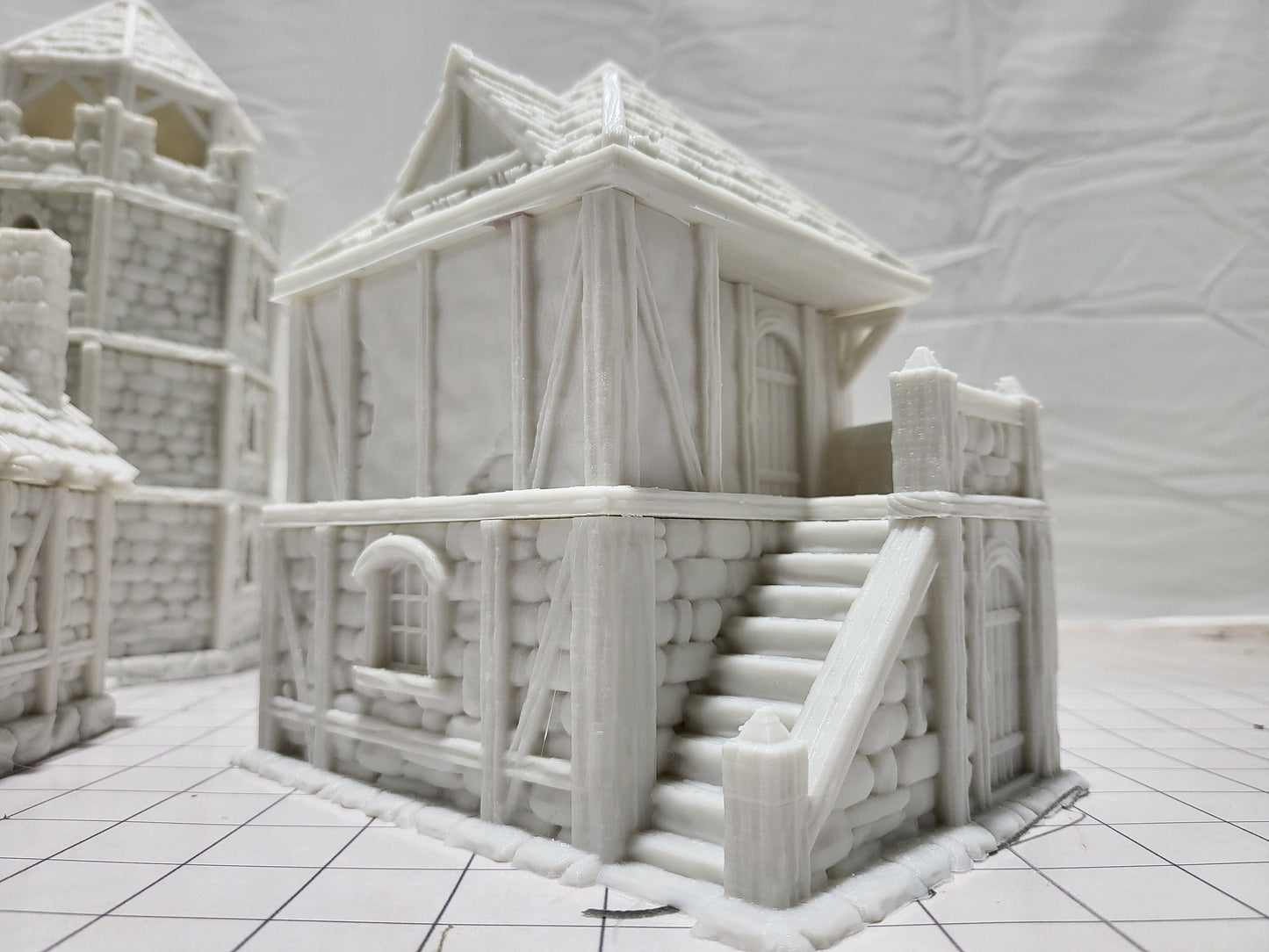 DnD Miniature, 40k Terrain, Train Terrain, Tabletop Town, Tabletop Game, Dnd Table, DND Terrain, DND Miniatures, gaming terrain, 28mm Castle, 28mm Terrain, warhammer, time keeper