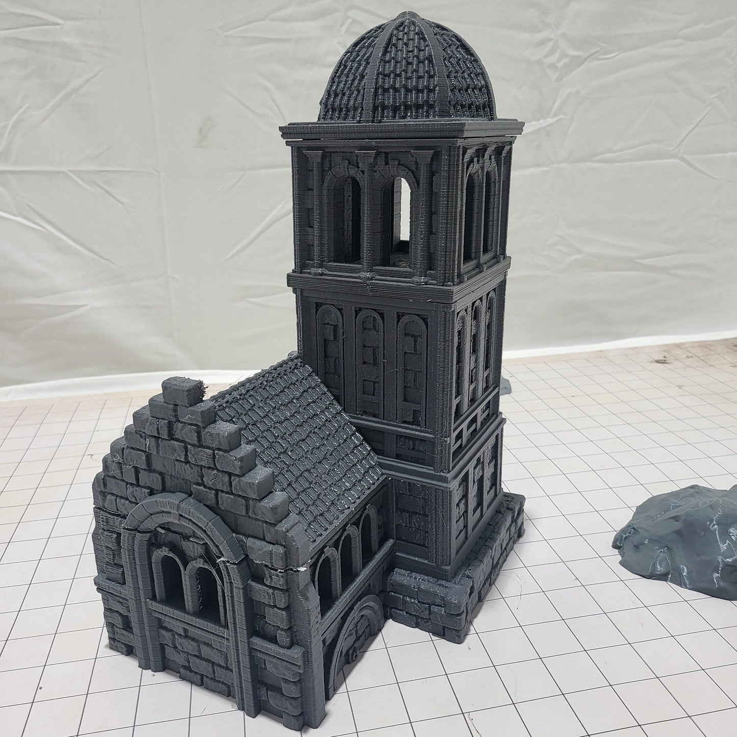 DnD Miniature, 40k Terrain, Train Terrain, Tabletop Town, Tabletop Game, Dnd Table, DND Terrain, DND Miniatures, gaming terrain, 28mm Castle, 28mm Terrain, warhammer, time keeper