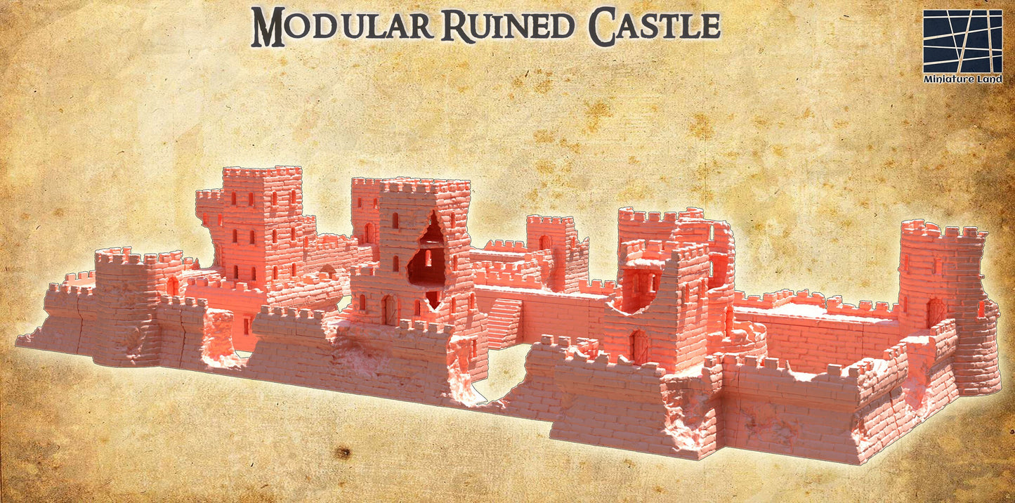 Modular Desert Castle ruins, Desert Ruins