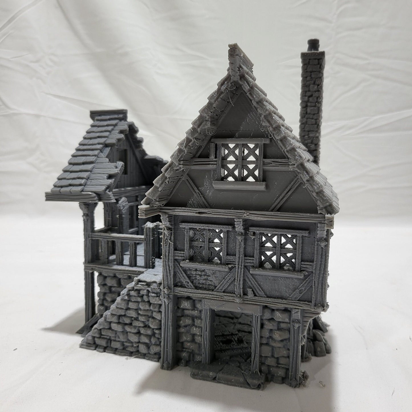 Barrenfall Large House Ruins, 28mm, Tabletop Terrain, Gaming Miniature, Tabletop Scenery