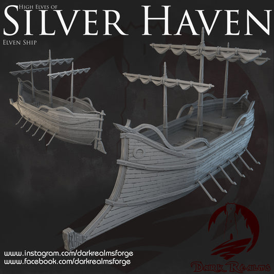 DnD Miniature, 40k Terrain, Train Terrain, Tabletop Town, Tabletop Game, Dnd Table, DND Terrain, DND Miniatures, gaming terrain, 28mm Castle, 28mm Terrain, warhammer, time keeper, Silver Haven, Elven River City,Modular Dock, Elf, Dock, Docks, Boats