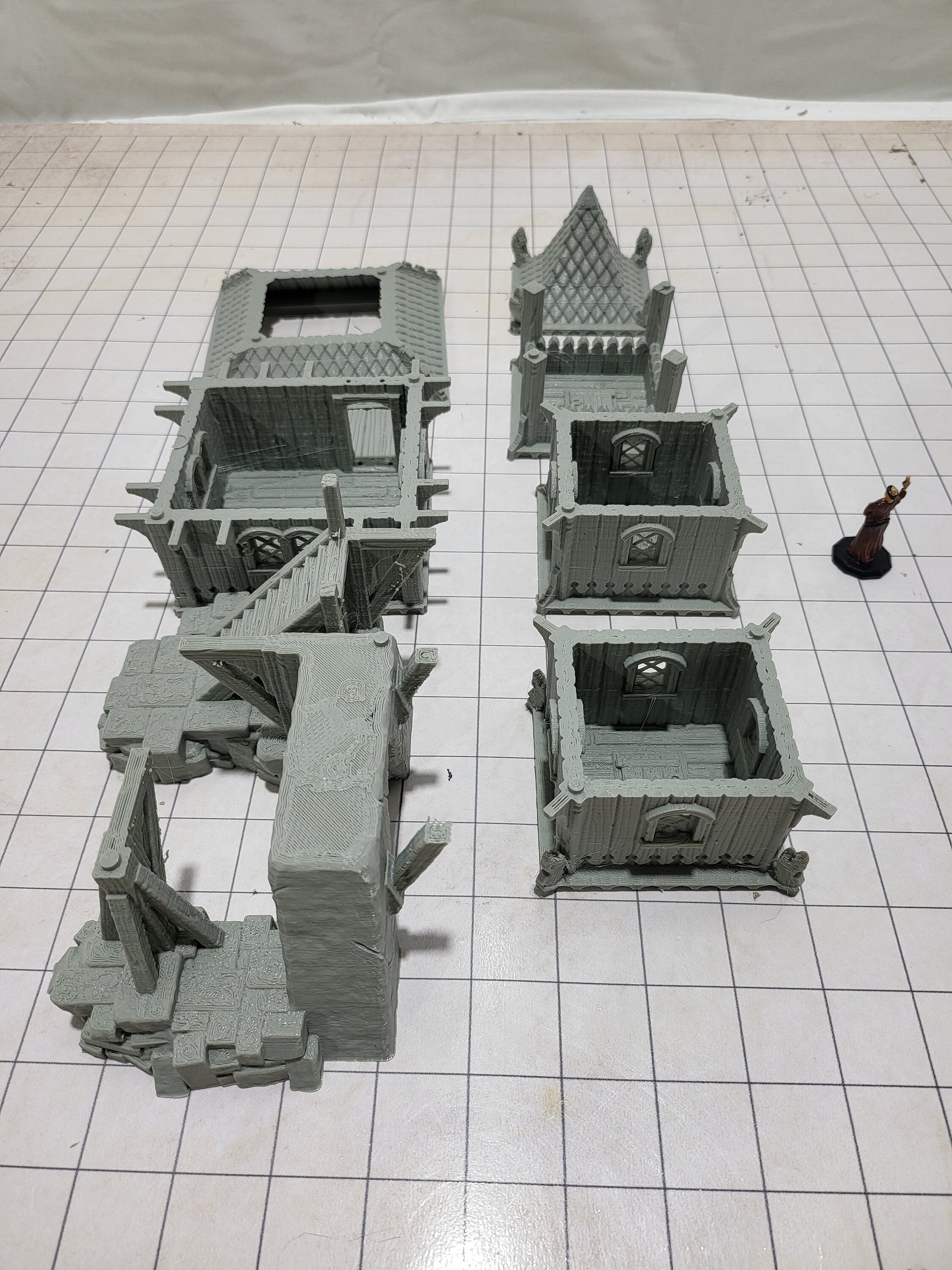 Lake District Tower House - Dungeons and Dragons - 28mm Terrain - Warhammer Terrain