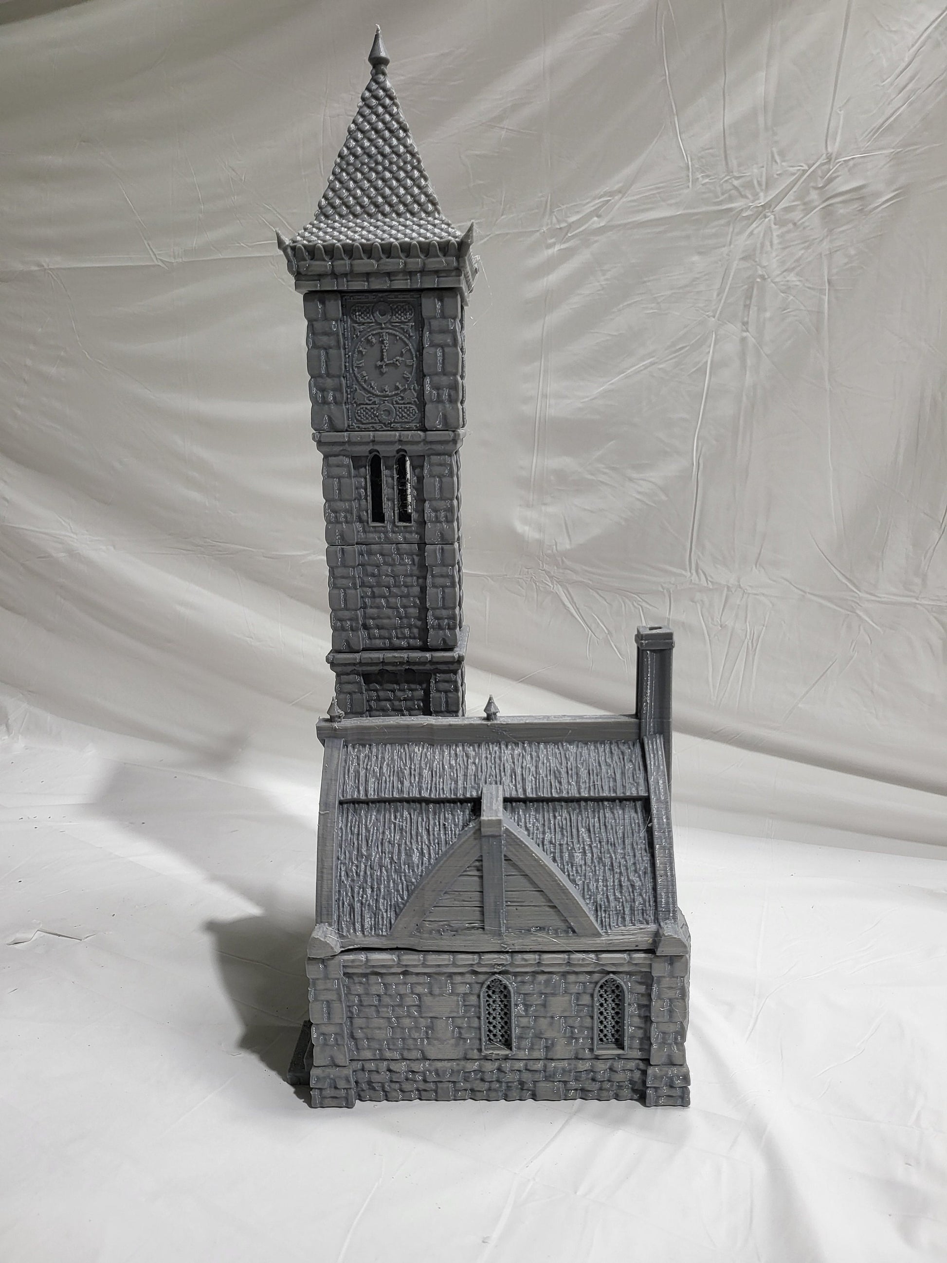 DnD Miniature, 40k Terrain, Train Terrain, Tabletop Town, Tabletop Game, Dnd Table, DND Terrain, DND Miniatures, gaming terrain, 28mm Castle, 28mm Terrain, warhammer, time keeper