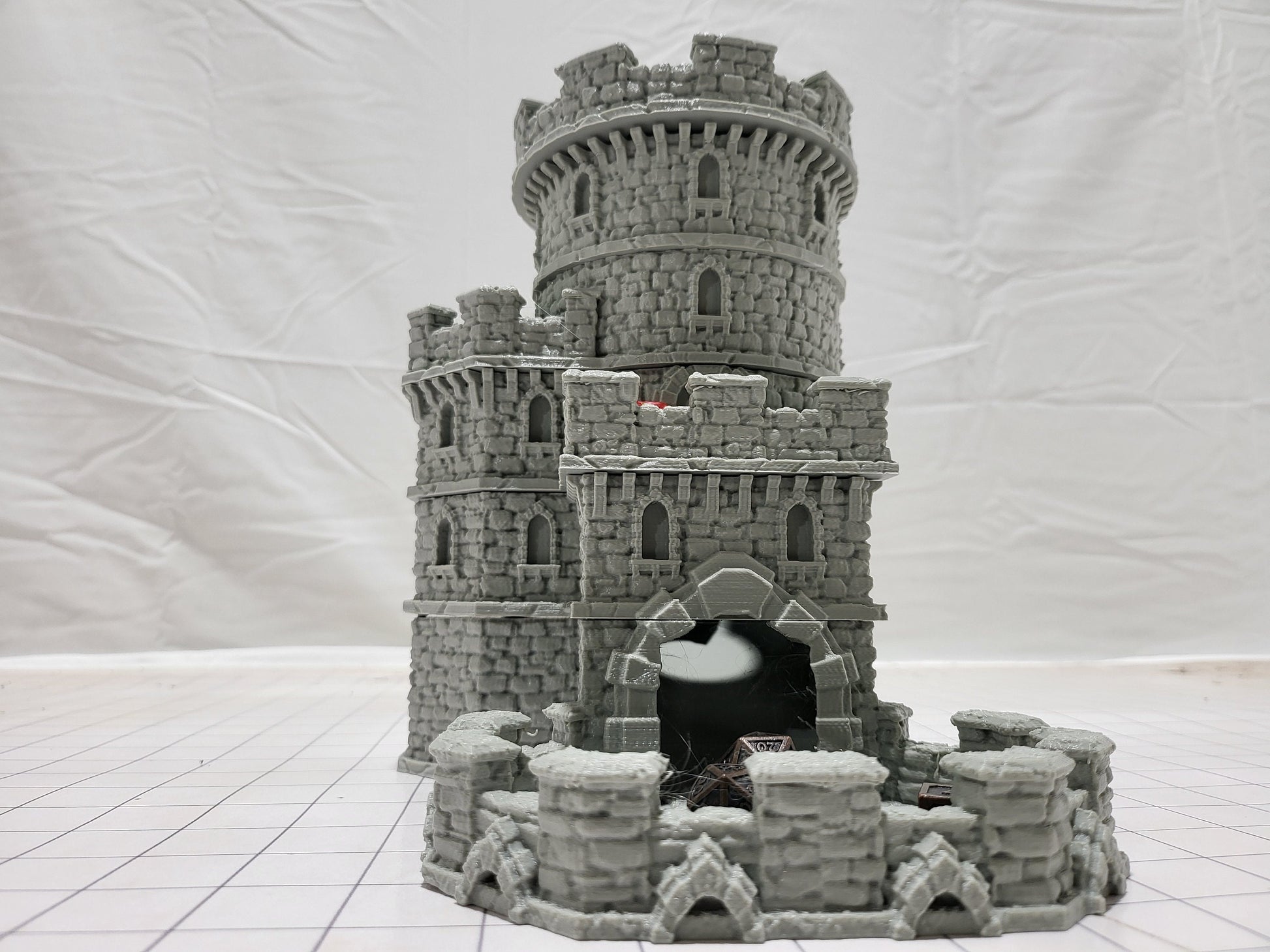 DnD Miniature, 40k Terrain, Train Terrain, Tabletop Town, Tabletop Game, Dnd Table, DND Terrain, DND Miniatures, gaming terrain, 28mm Castle, 28mm Terrain, warhammer, time keeper