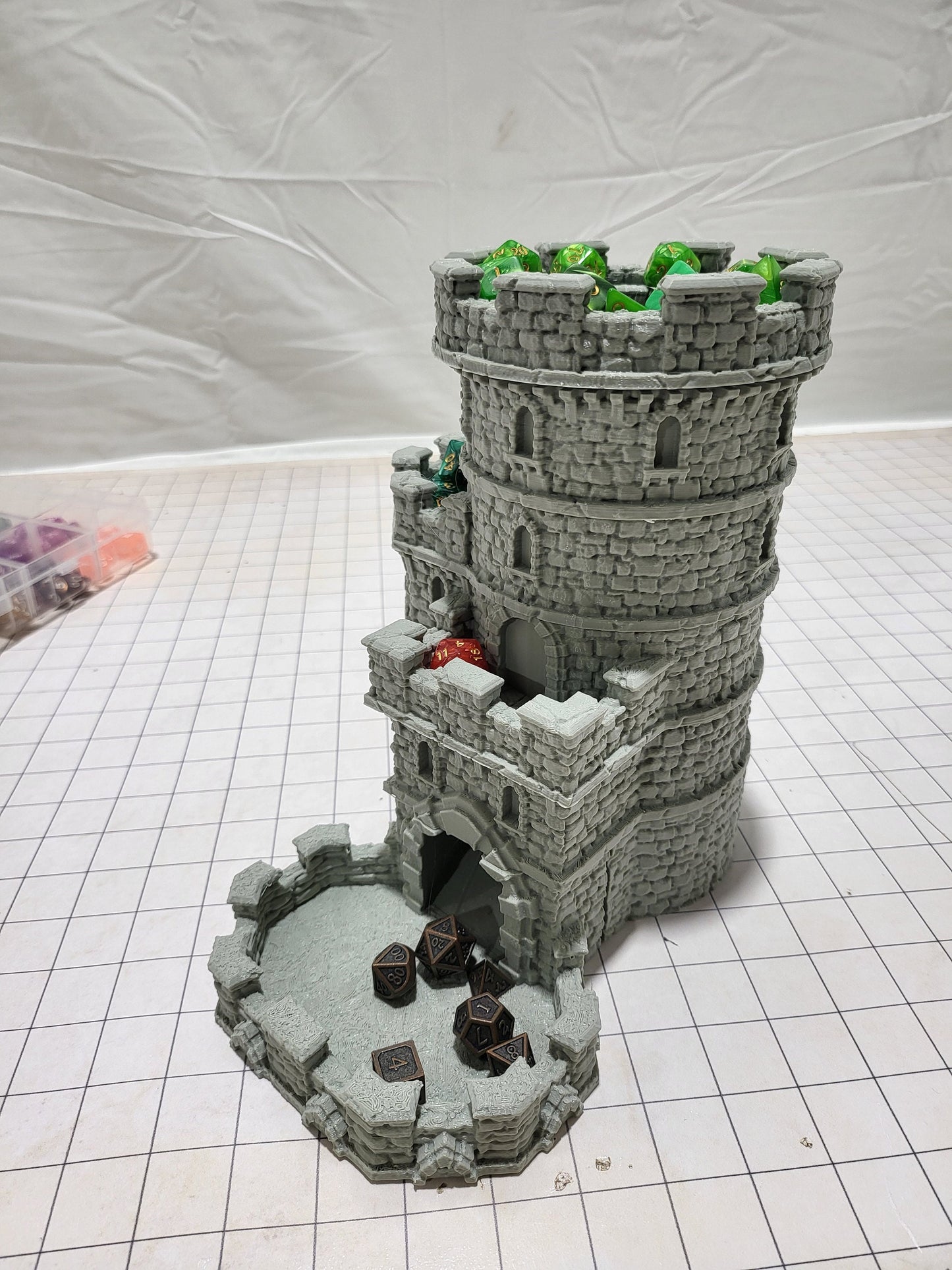 DnD Miniature, 40k Terrain, Train Terrain, Tabletop Town, Tabletop Game, Dnd Table, DND Terrain, DND Miniatures, gaming terrain, 28mm Castle, 28mm Terrain, warhammer, time keeper