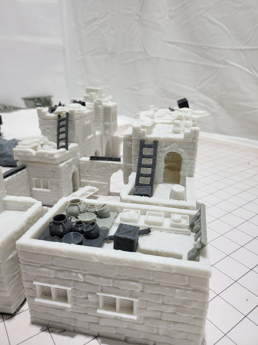 DnD Miniature, 40k Terrain, Train Terrain, Tabletop Town, Tabletop Game, Dnd Table, DND Terrain, DND Miniatures, gaming terrain, 28mm Castle, 28mm Terrain, warhammer, time keeper