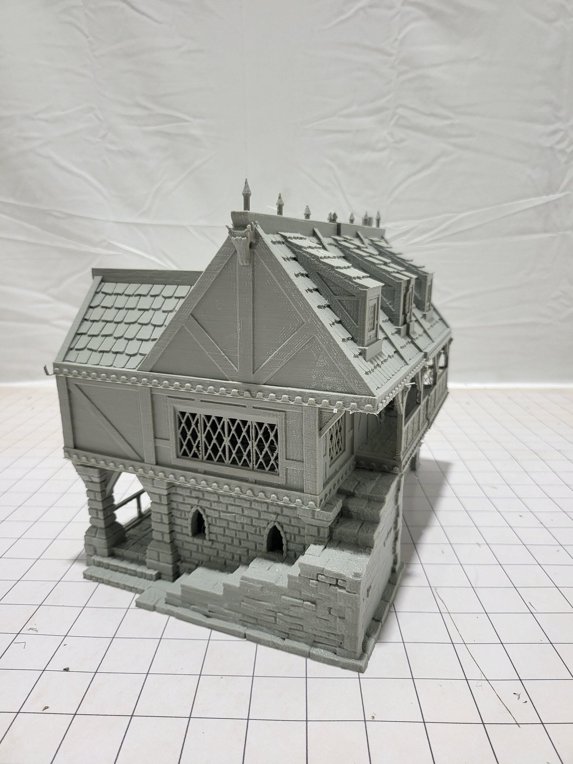 DnD Miniature, 40k Terrain, Train Terrain, Tabletop Town, Tabletop Game, Dnd Table, DND Terrain, DND Miniatures, gaming terrain, 28mm Castle, 28mm Terrain, warhammer, time keeper