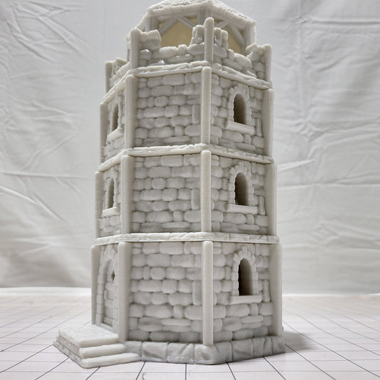 DnD Miniature, 40k Terrain, Train Terrain, Tabletop Town, Tabletop Game, Dnd Table, DND Terrain, DND Miniatures, gaming terrain, 28mm Castle, 28mm Terrain, warhammer, time keeper