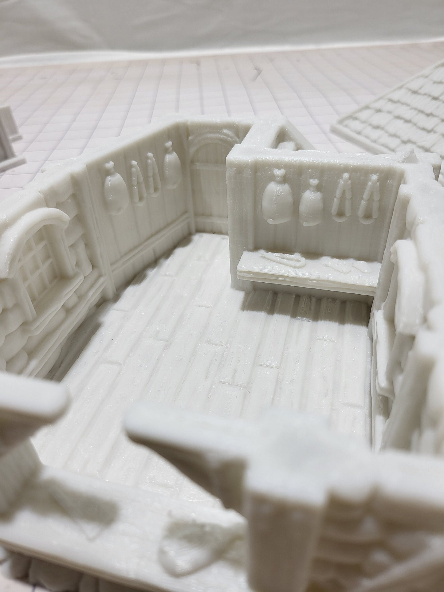 DnD Miniature, 40k Terrain, Train Terrain, Tabletop Town, Tabletop Game, Dnd Table, DND Terrain, DND Miniatures, gaming terrain, 28mm Castle, 28mm Terrain, warhammer, time keeper