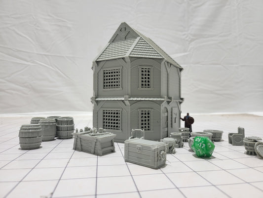 DnD Miniature, 40k Terrain, Train Terrain, Tabletop Town, Tabletop Game, Dnd Table, DND Terrain, DND Miniatures, gaming terrain, Mage, Powerful wizard, wizard, mage house, magic user, sorcerer, fireball, tabletop, magic