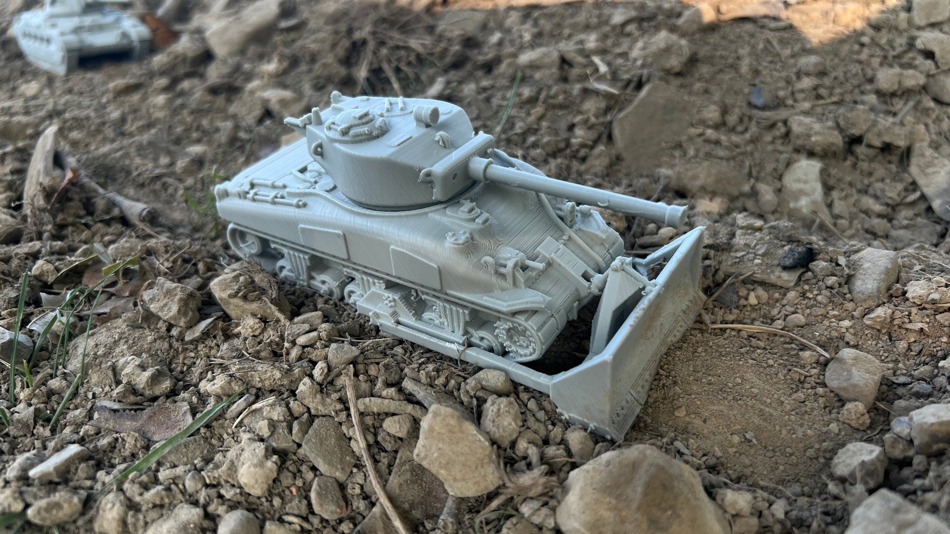 M4A1 Sherman Dozer, Tank, , Modern warfare, Tabletop terrain, WW2,