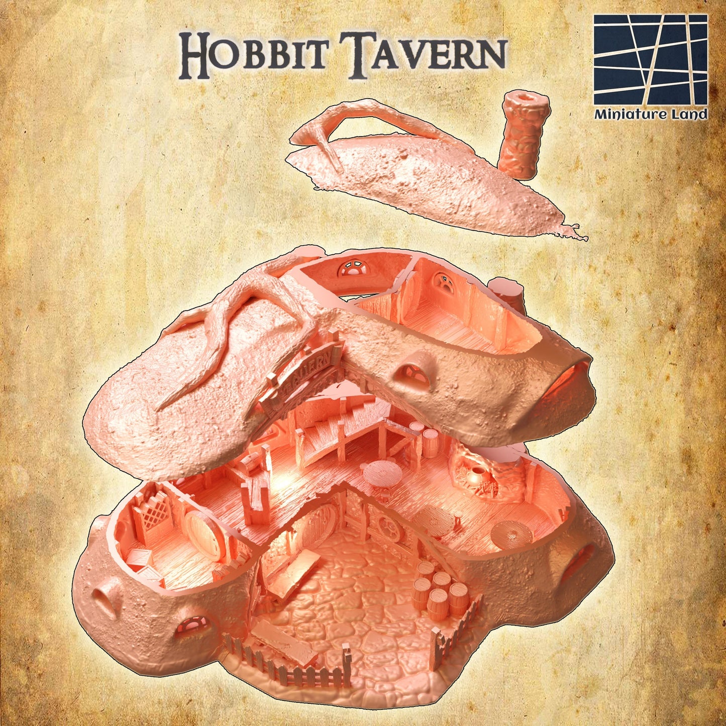 Small Hobbit Tavern, Hobbit Terrain, Hobbit Tavern